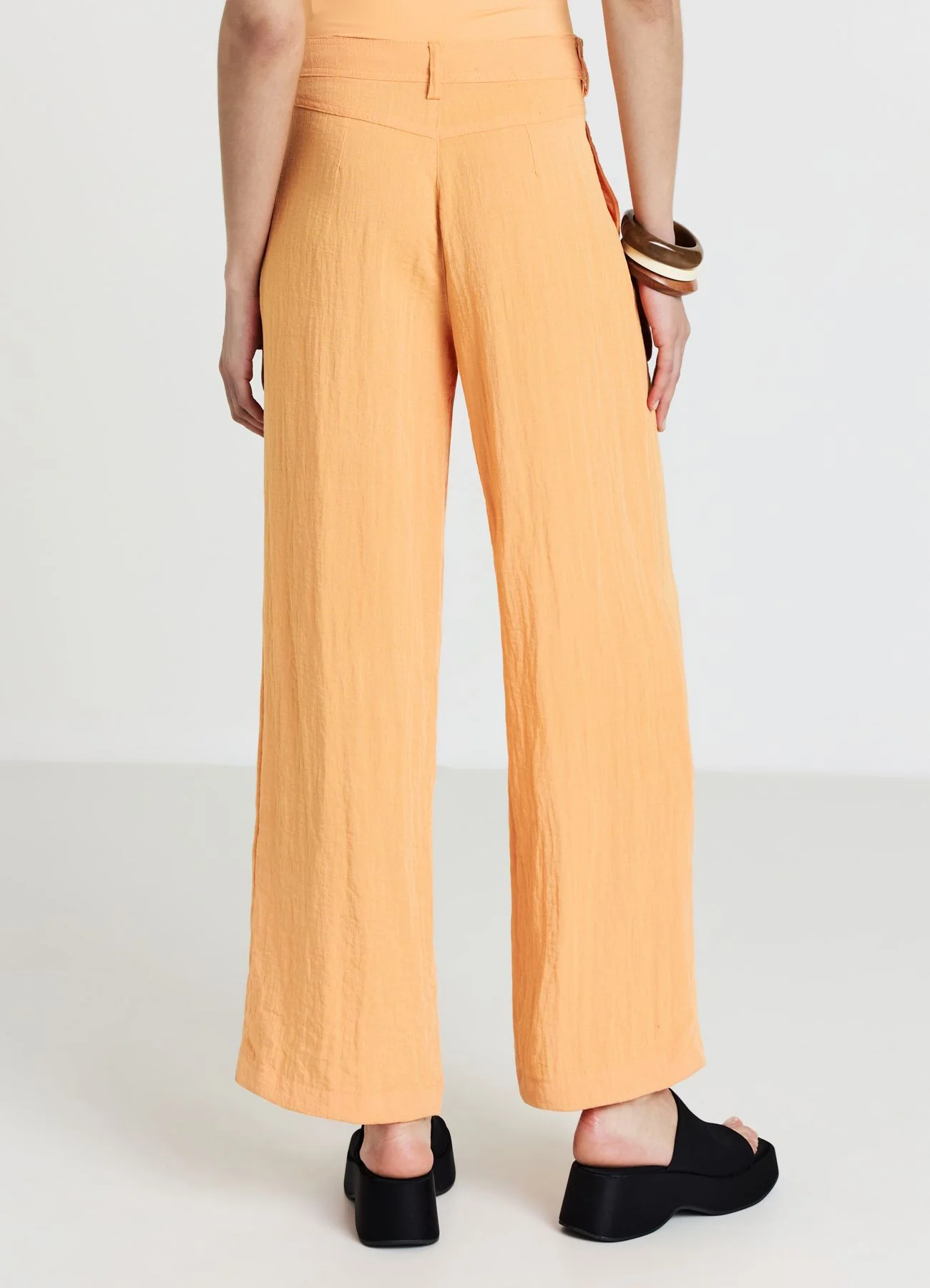Pantalone a palazzo doppia pinces - Image 3