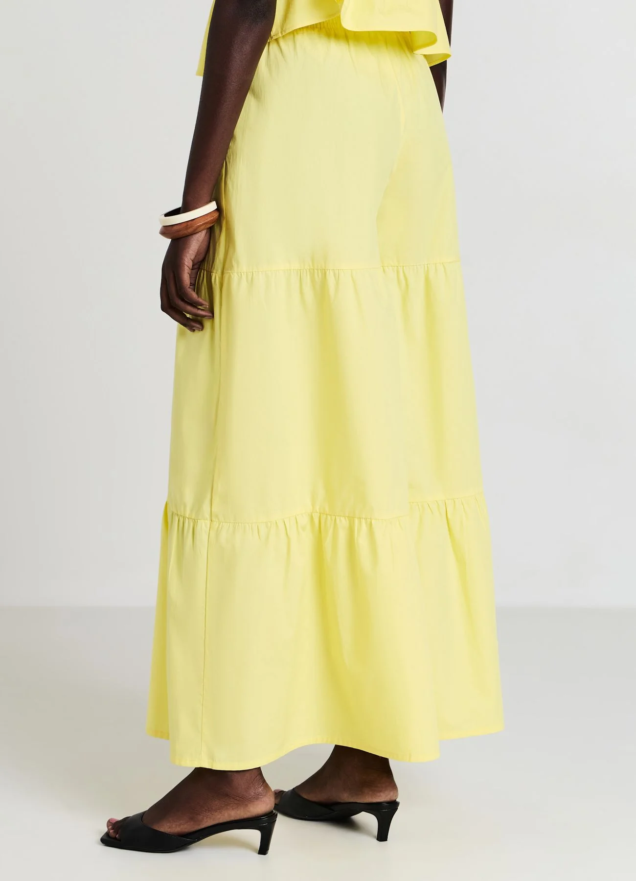 Pantalone ampio con balze - Image 3