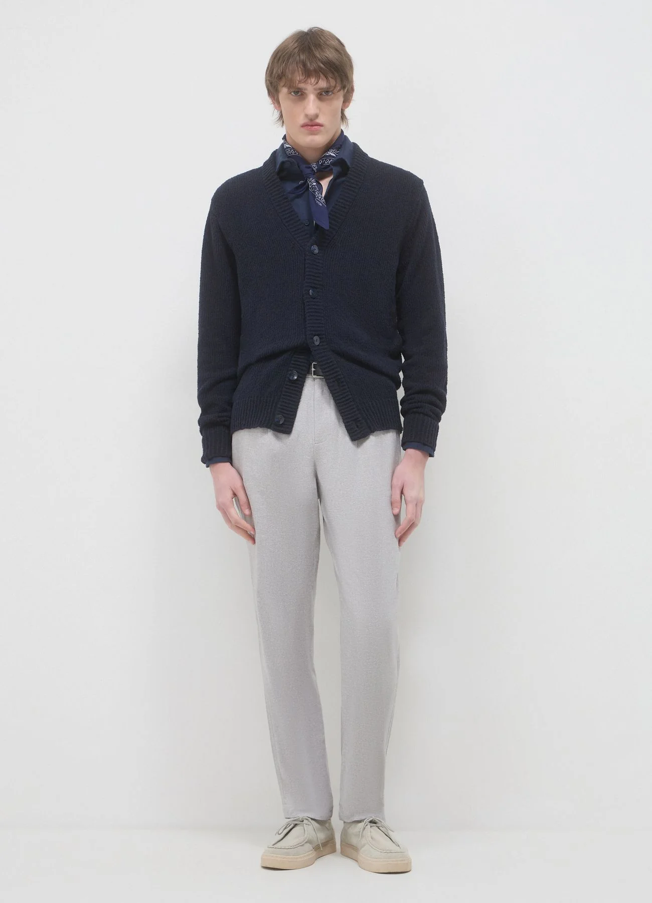 Pantalone chino misto lino