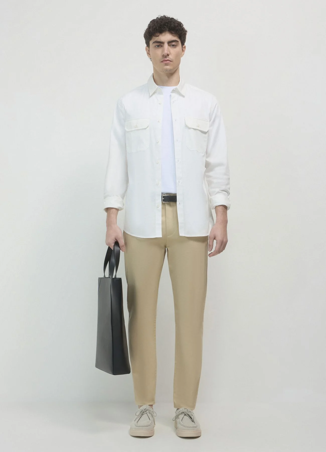 Pantalone chino tinta unita - Image 3