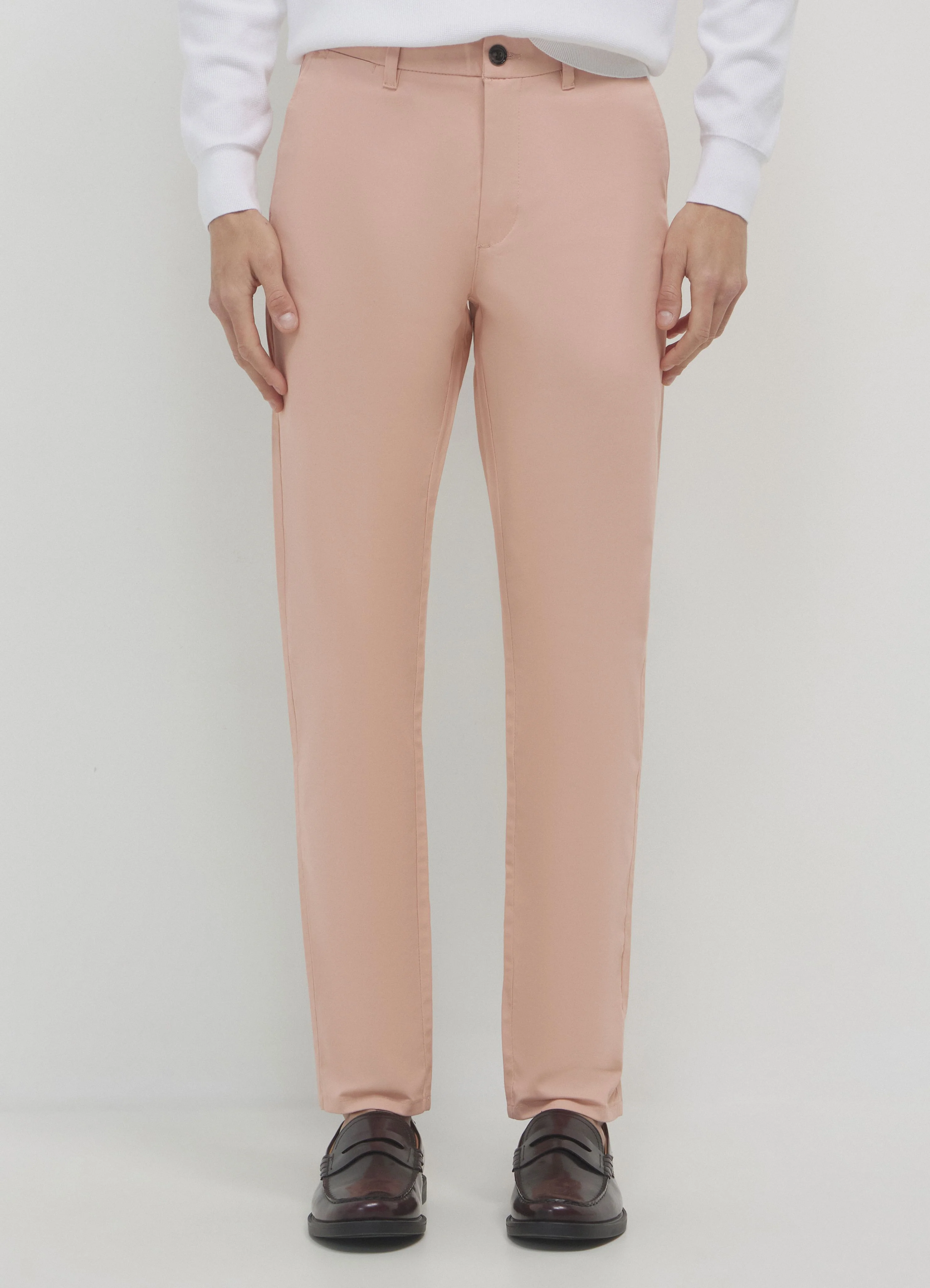 Pantalone chino tinta unita - Image 3