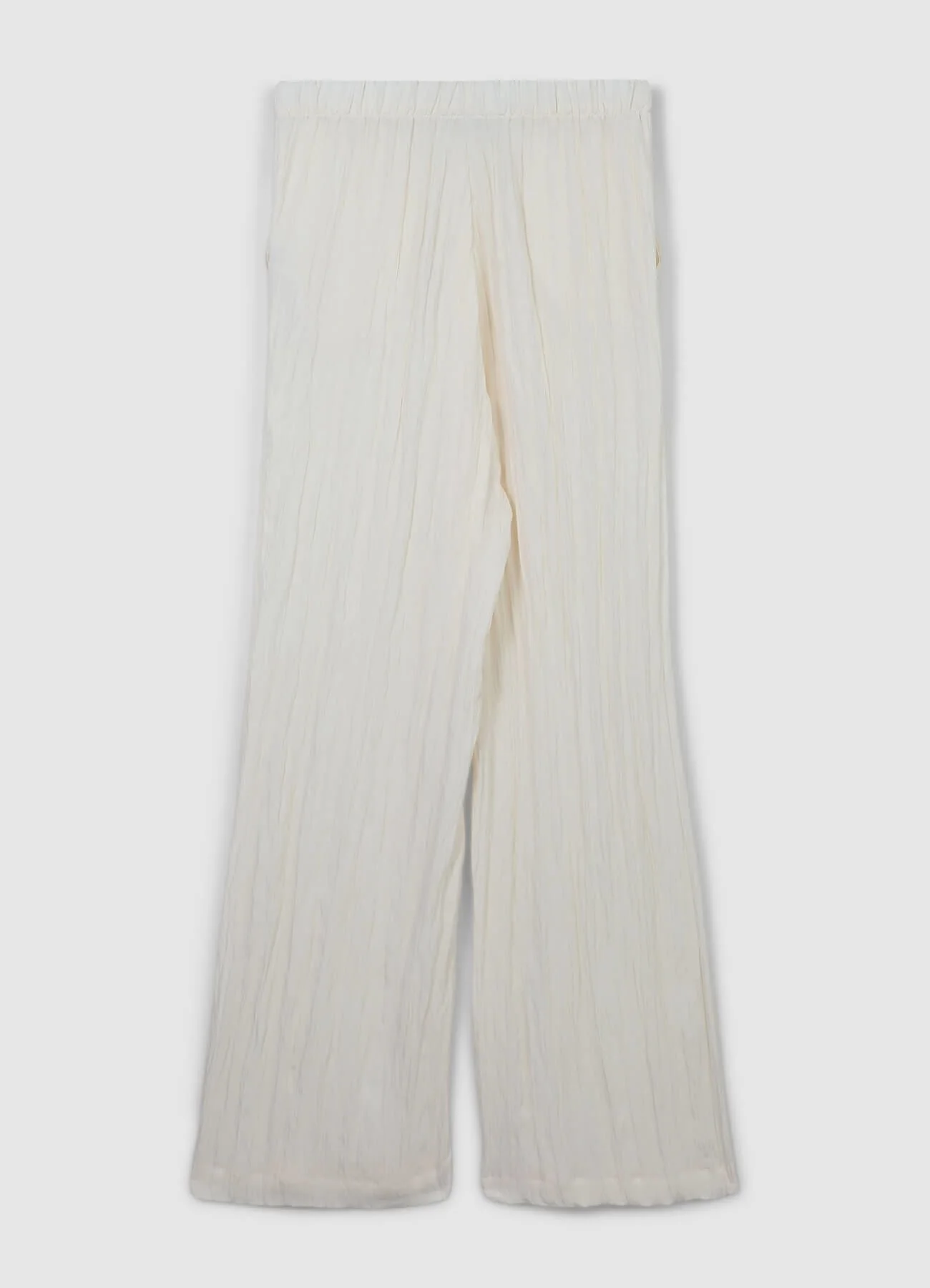 Pantalone crinkle tinta unita - Image 5