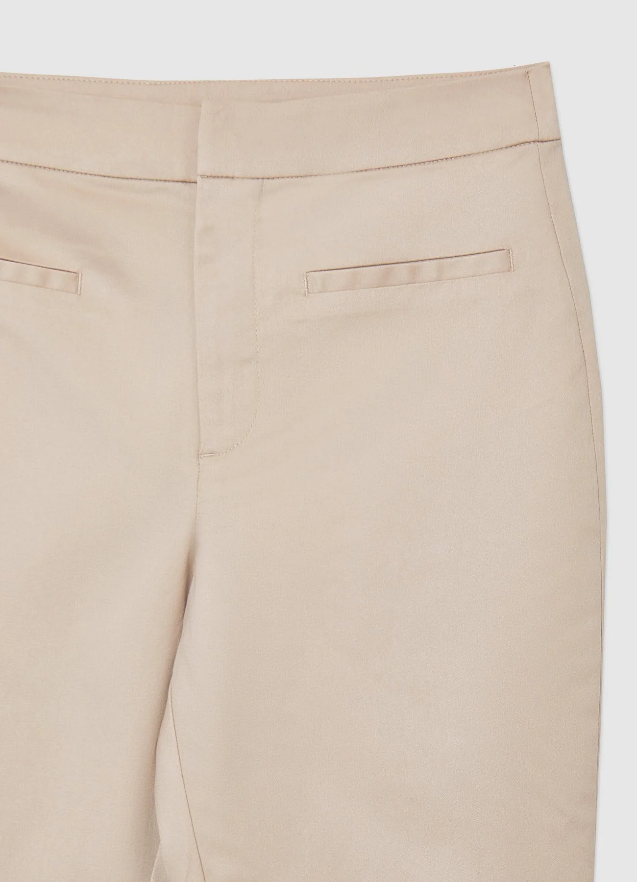 Pantalone cropped flare in rasatello - Image 6