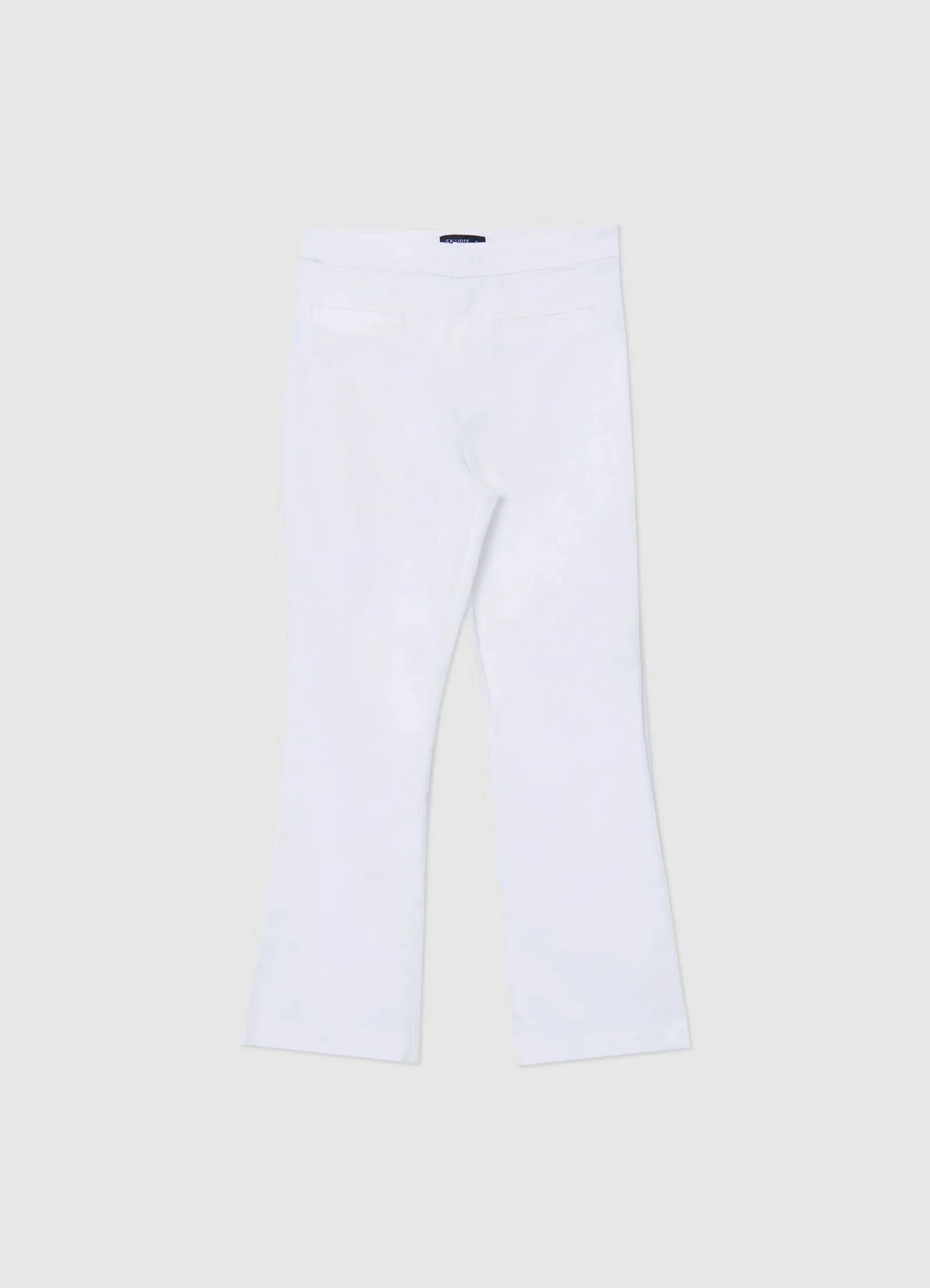 Pantalone cropped flare in rasatello - Image 5
