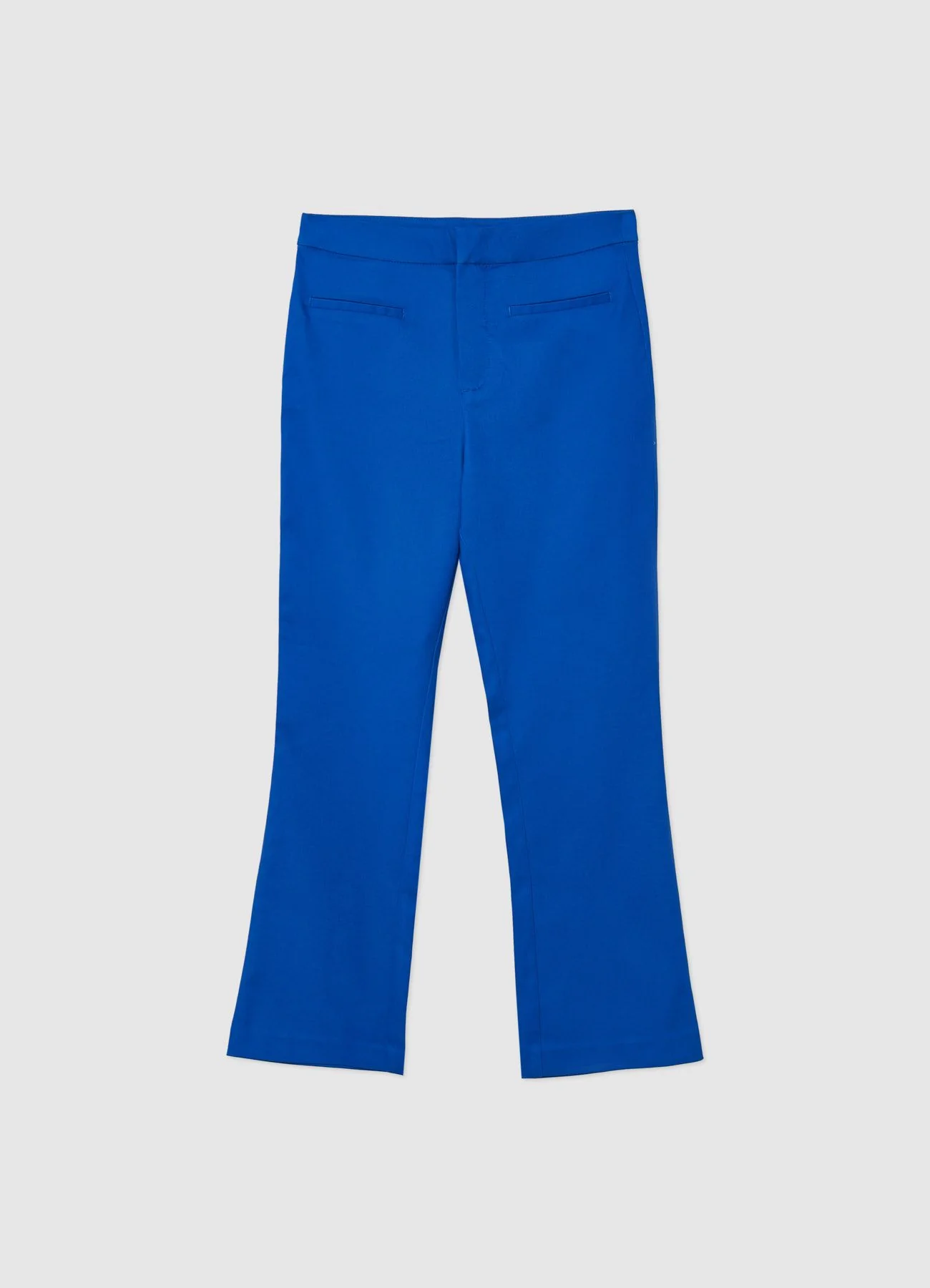 Pantalone cropped flare in rasatello - Image 4