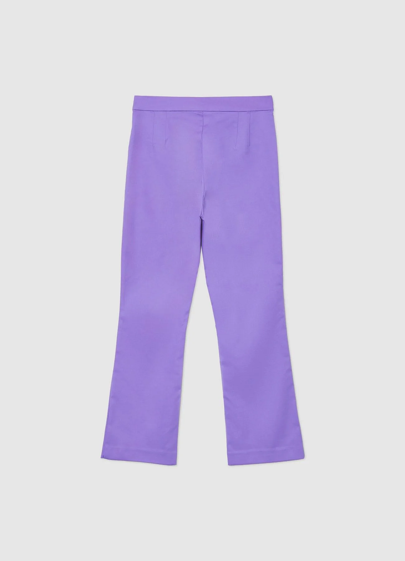 Pantalone cropped flare in rasatello - Image 4