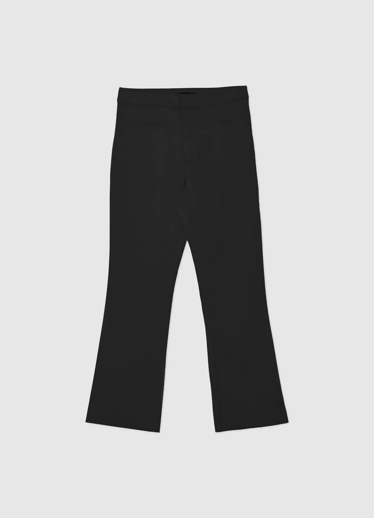 Pantalone cropped flare in rasatello - Image 5