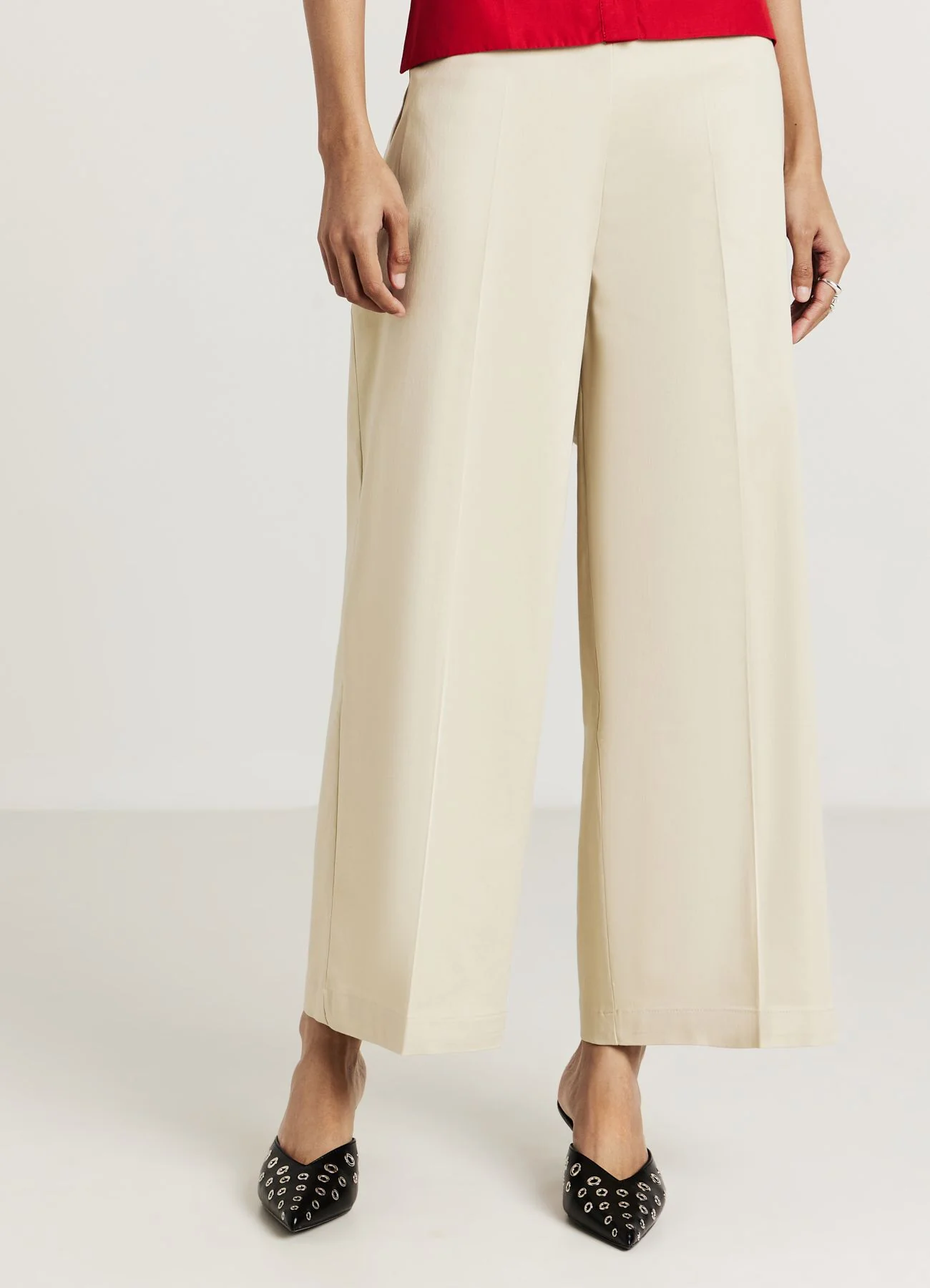Pantalone culotte in cotone