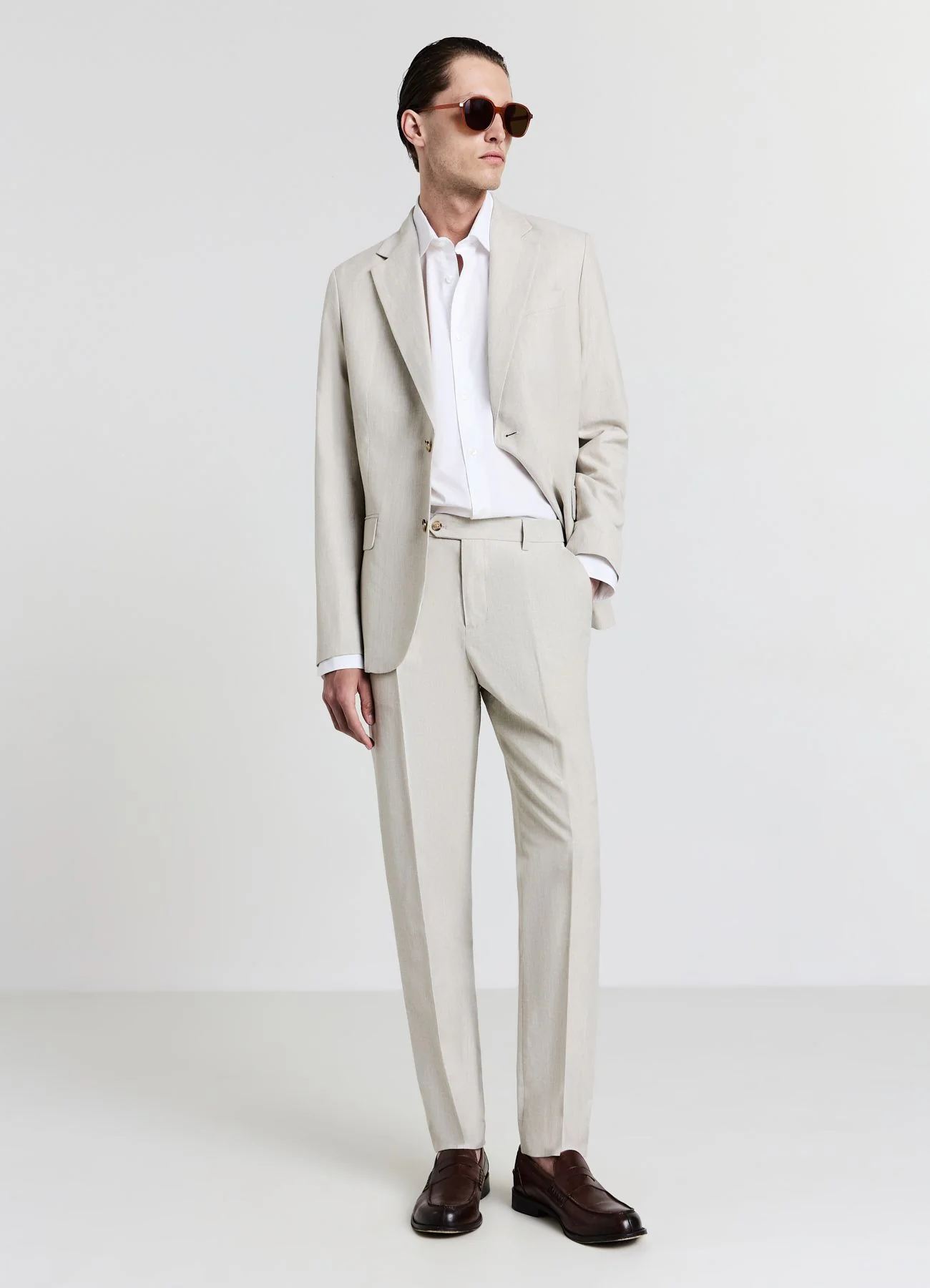 Pantalone da completo tinta unita