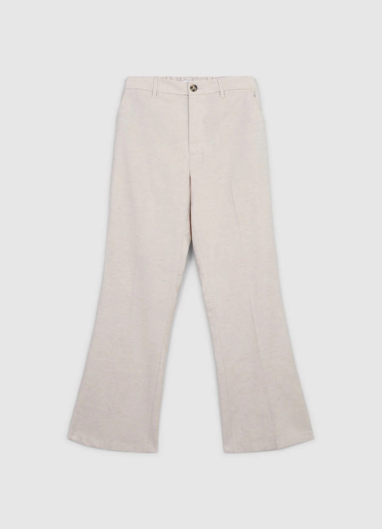 Pantalone flare in cotone - Image 4
