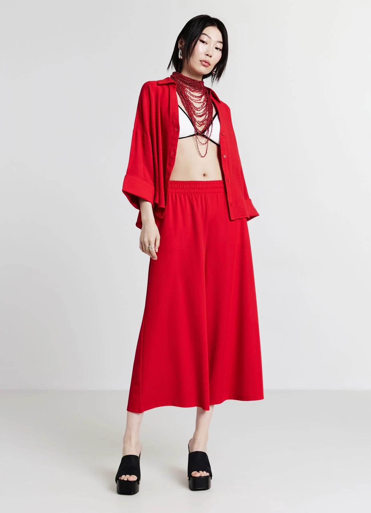 Pantalone ginnico crop - Image 2