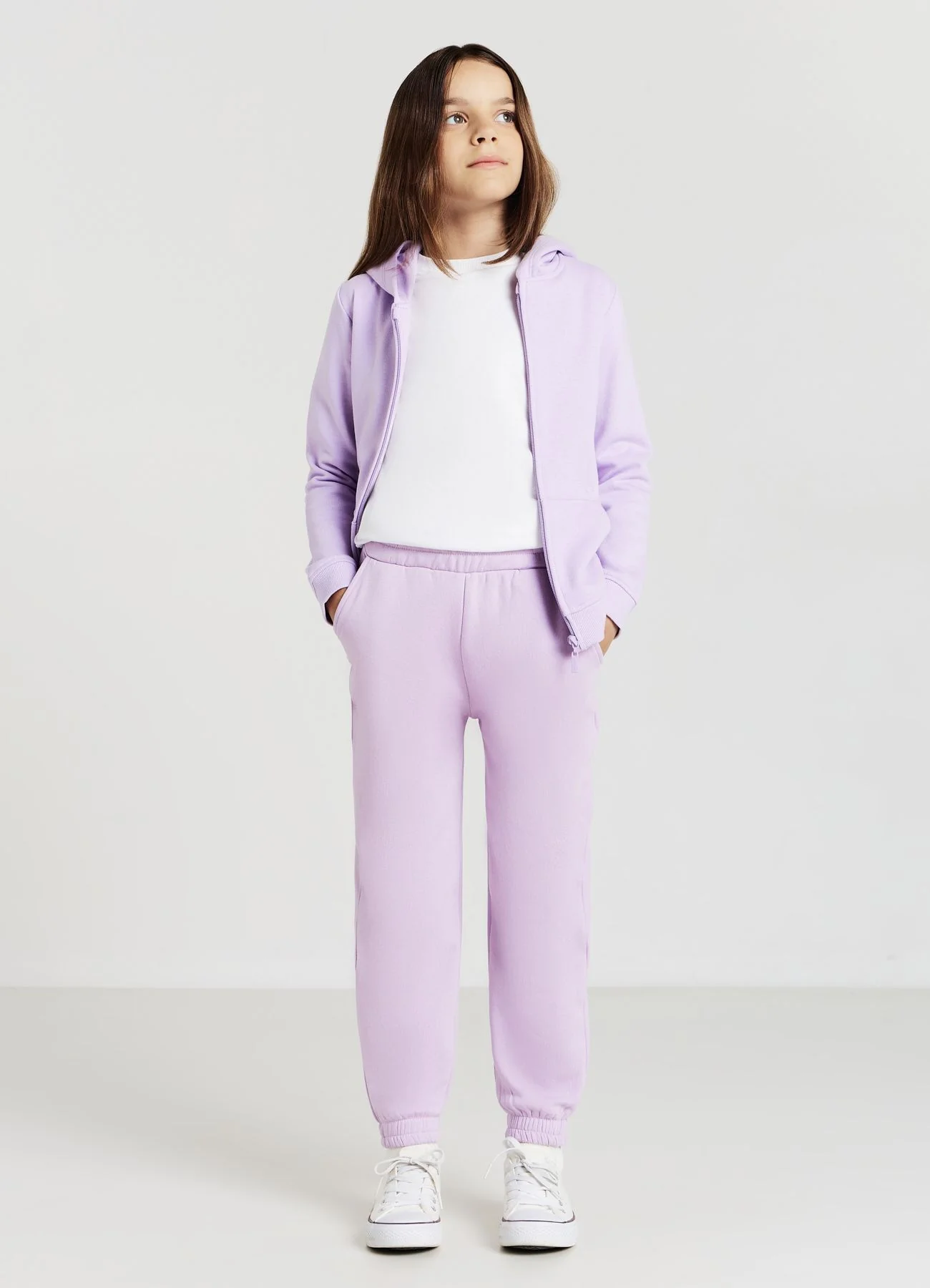 Pantalone ginnico tinta unita