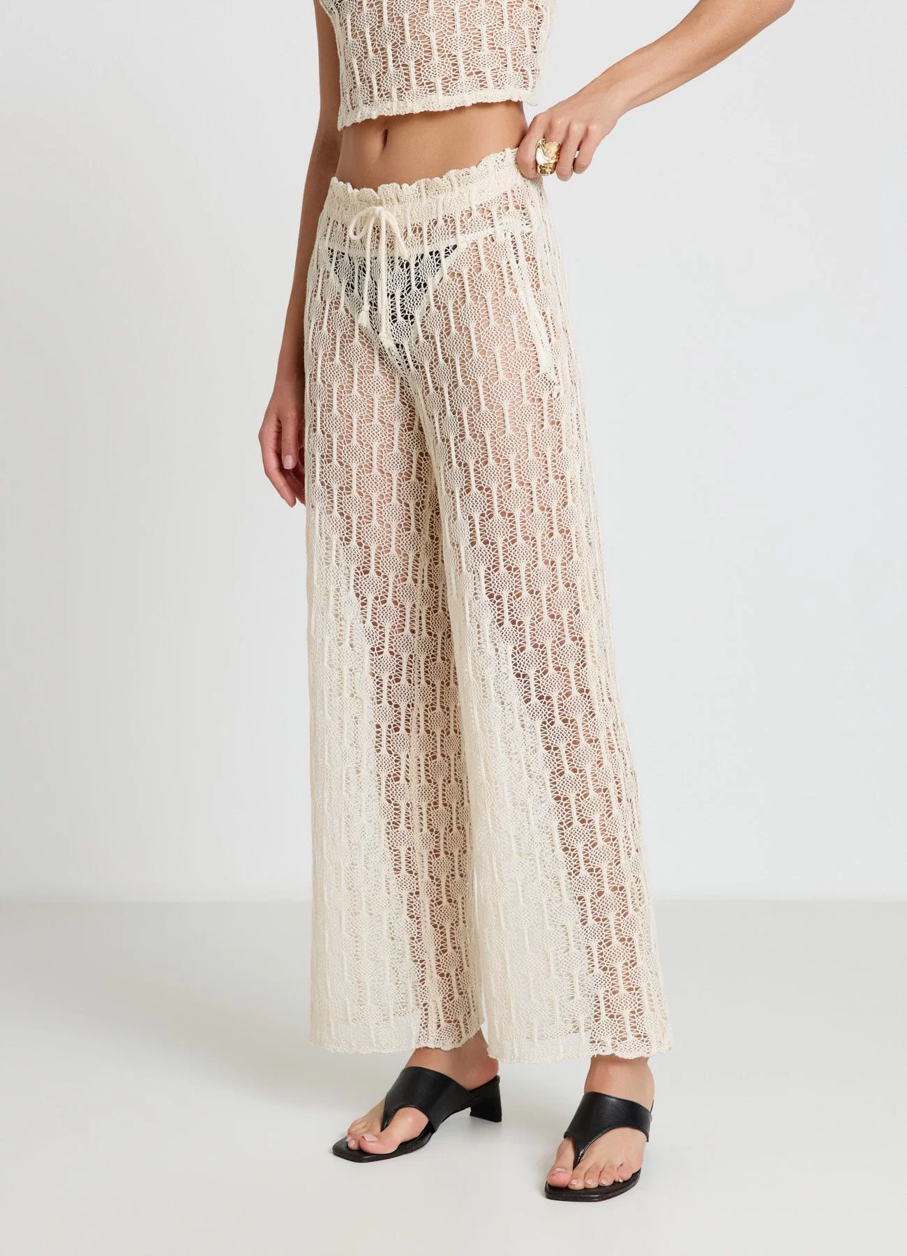 Pantalone lungo in pizzo - Image 3