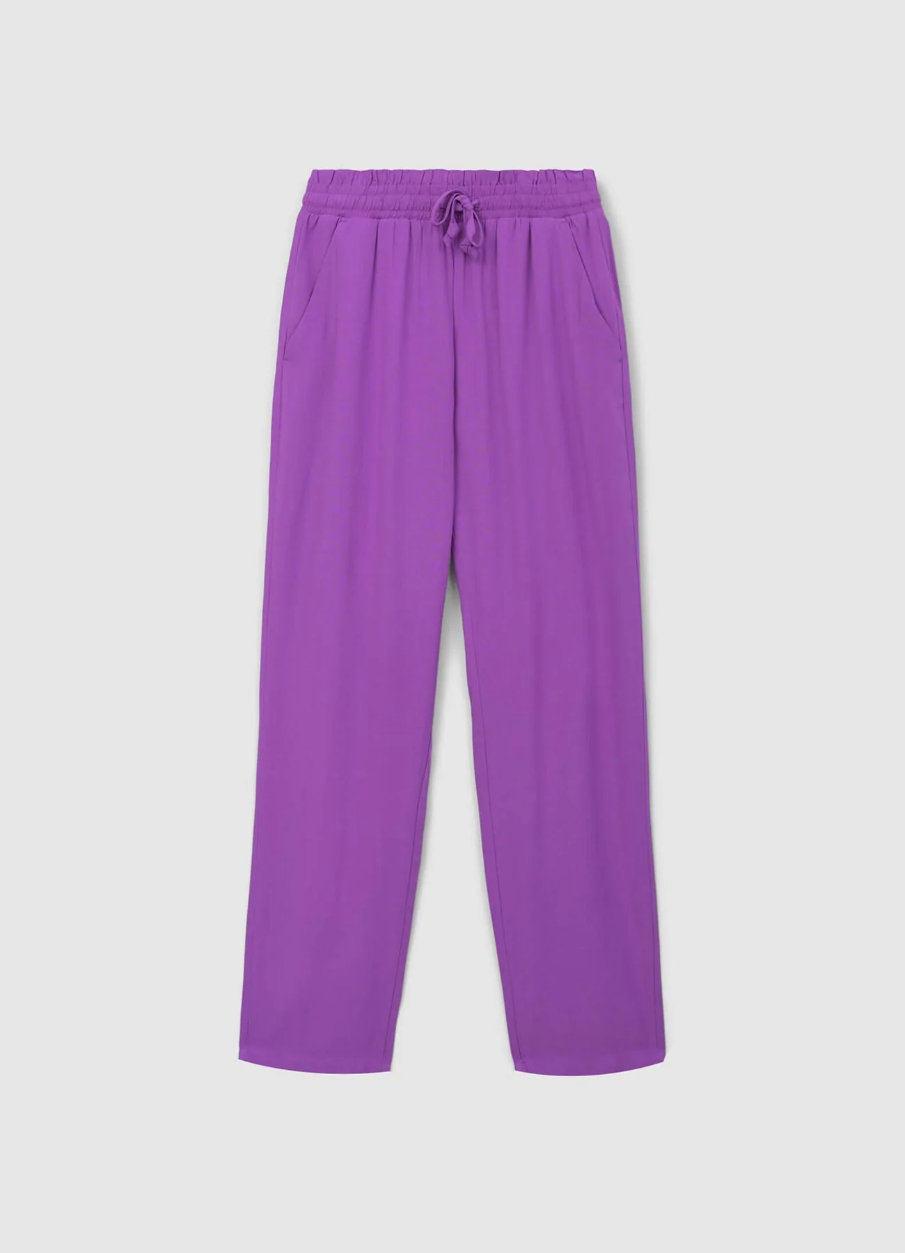 Pantalone lungo tinta unita - Image 3