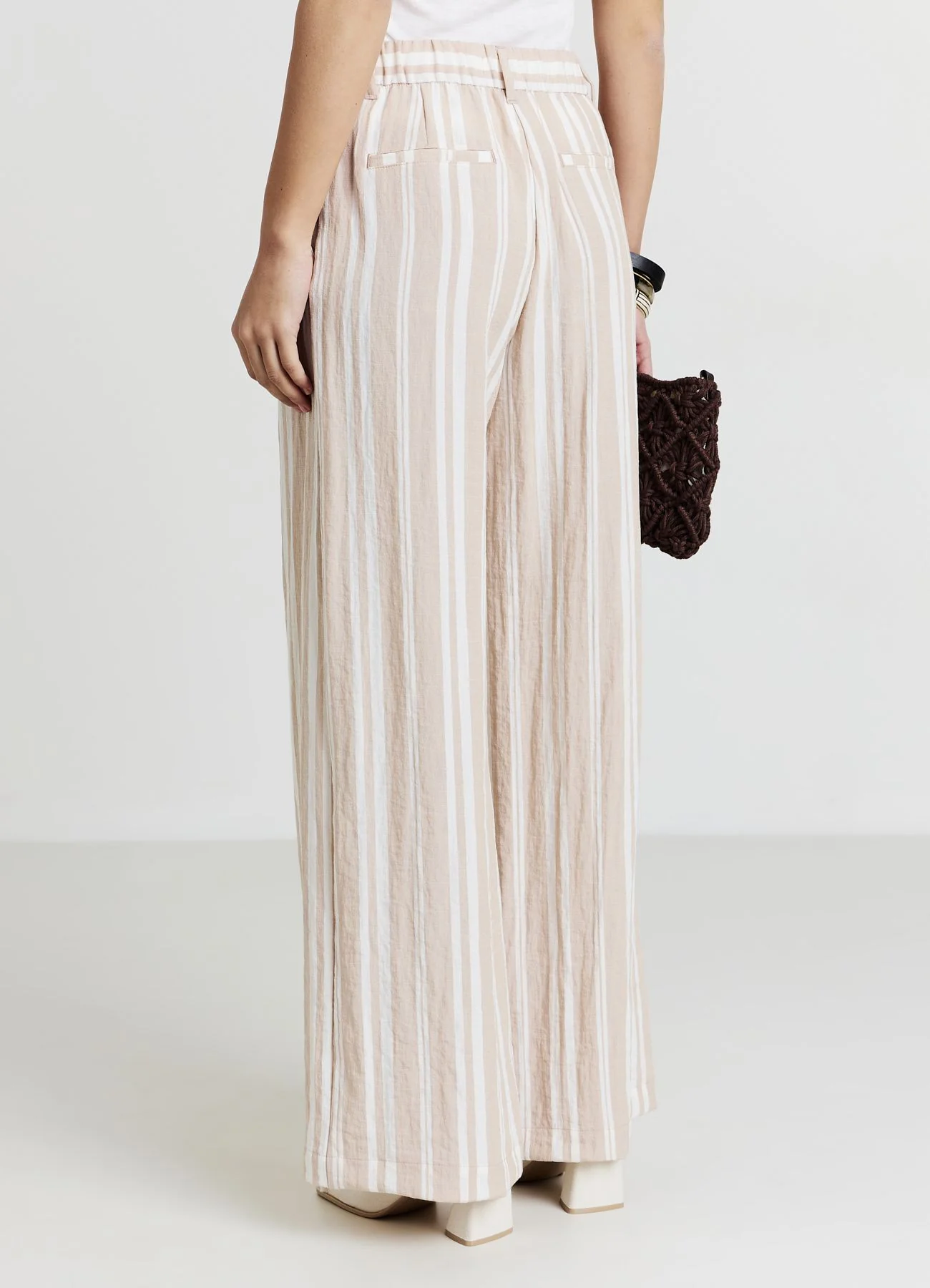 Pantalone palazzo a righe