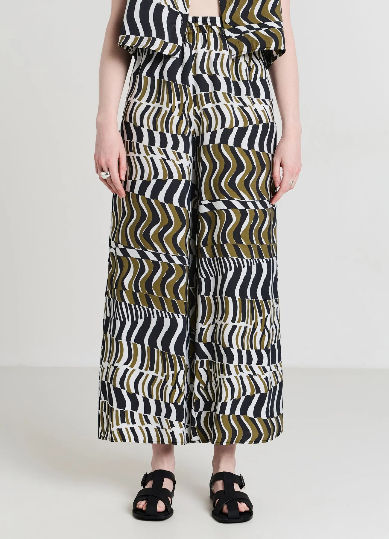 Pantalone palazzo fantasia - Image 3
