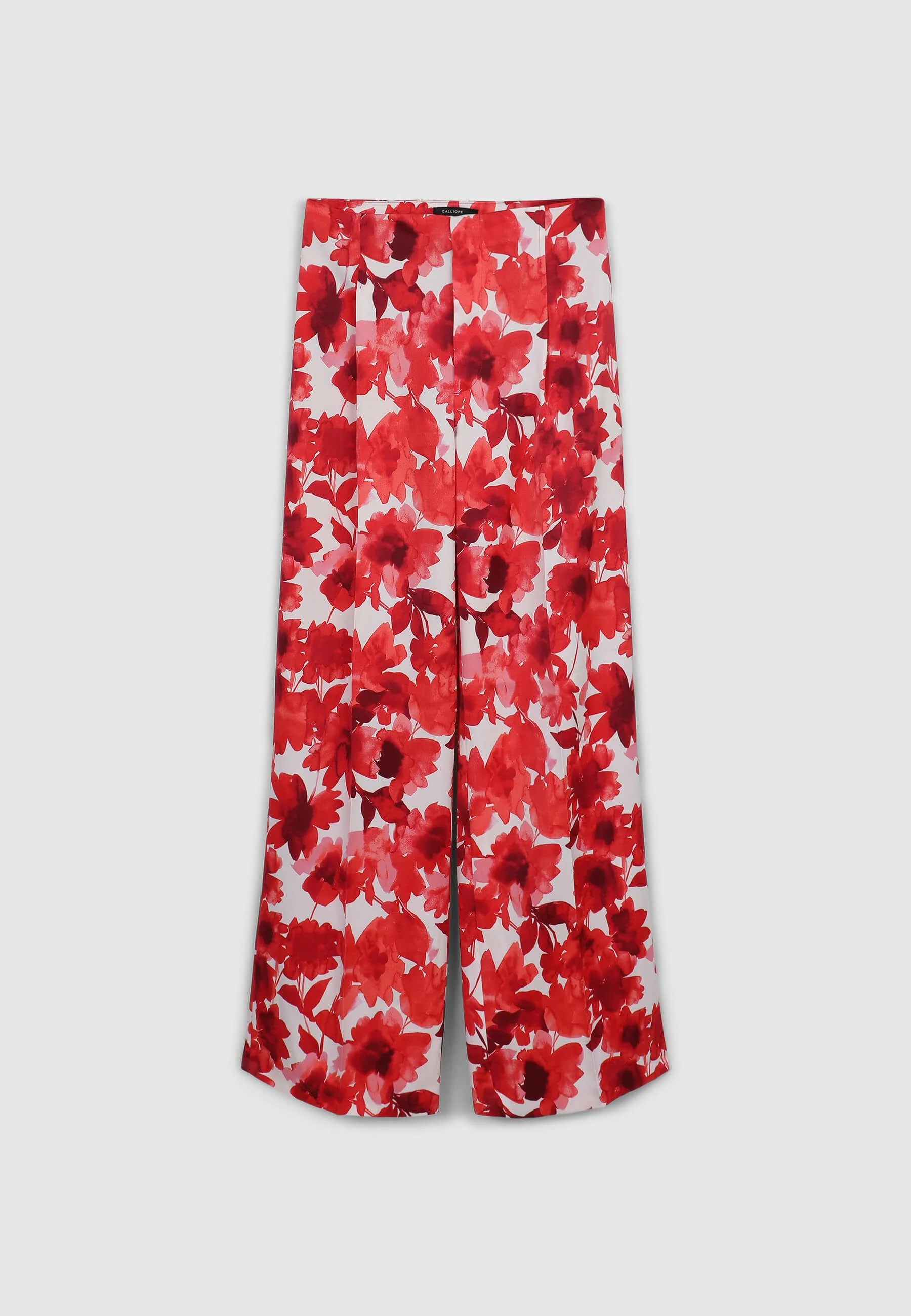 Pantalone palazzo simil satin fantasia - Image 3