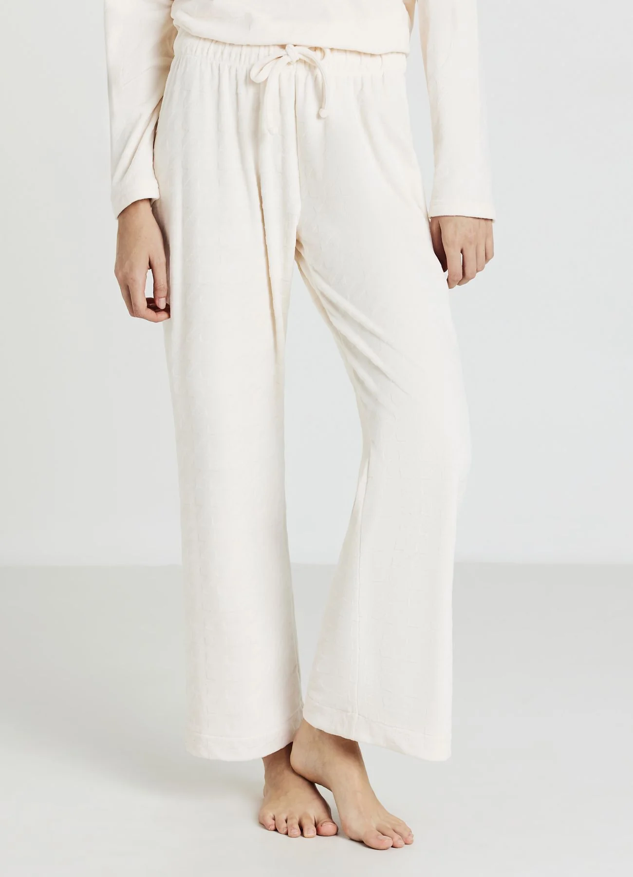 Pantalone pigiama fantasia pied de poule