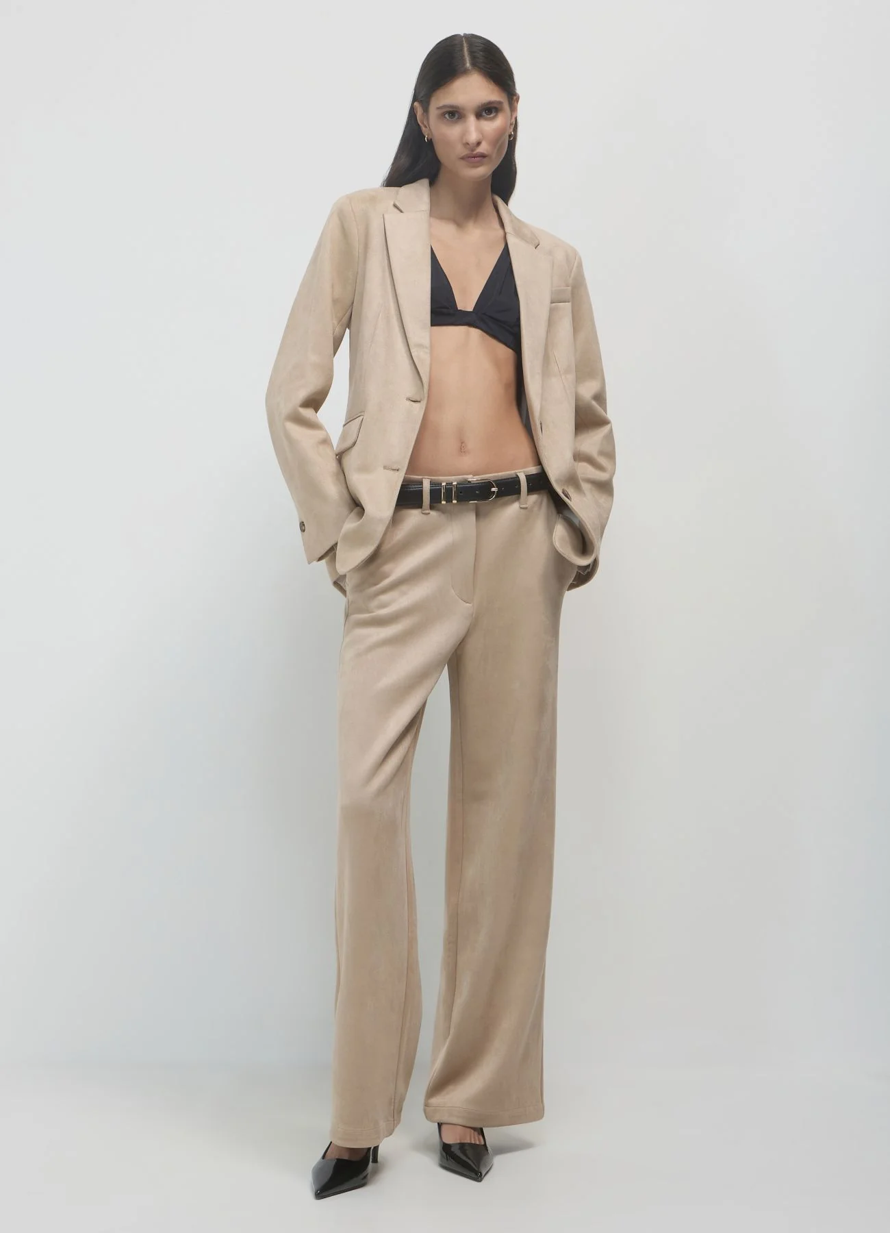 Pantaloni a palazzo effetto dainetto - Image 2