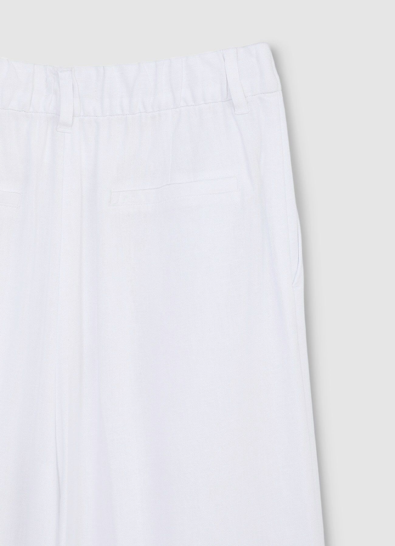 Pantaloni a palazzo misto lino - Image 4