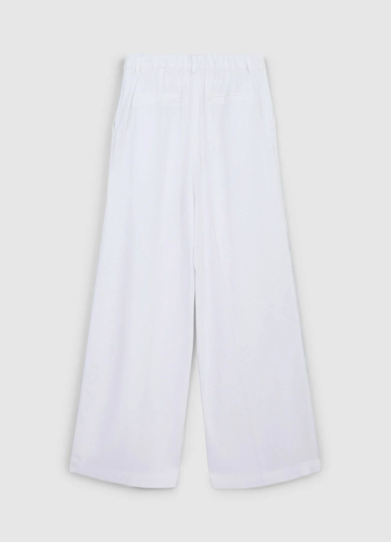 Pantaloni a palazzo misto lino - Image 5