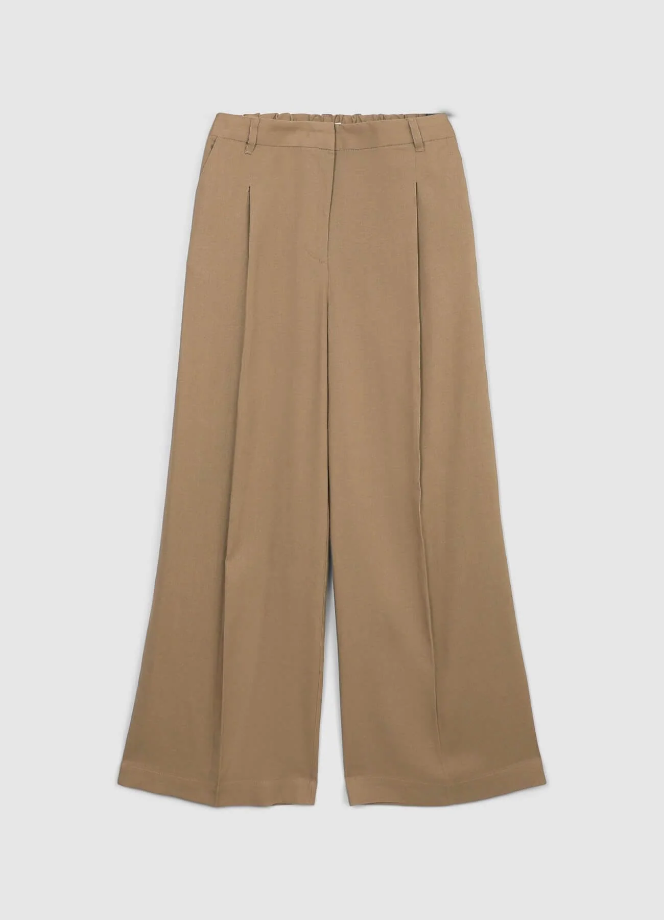 Pantaloni a palazzo misto lino - Image 4