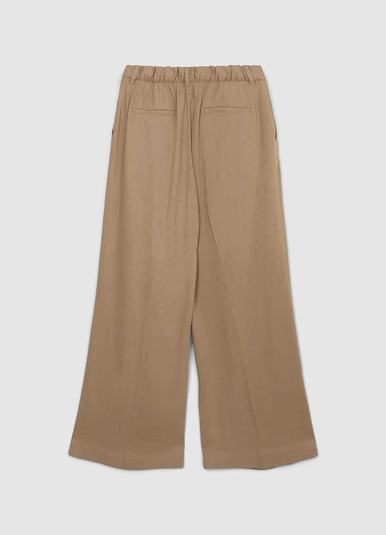 Pantaloni a palazzo misto lino - Image 5