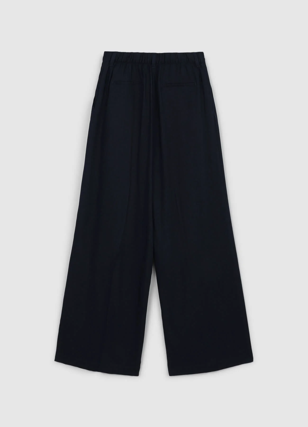 Pantaloni a palazzo misto lino - Image 4