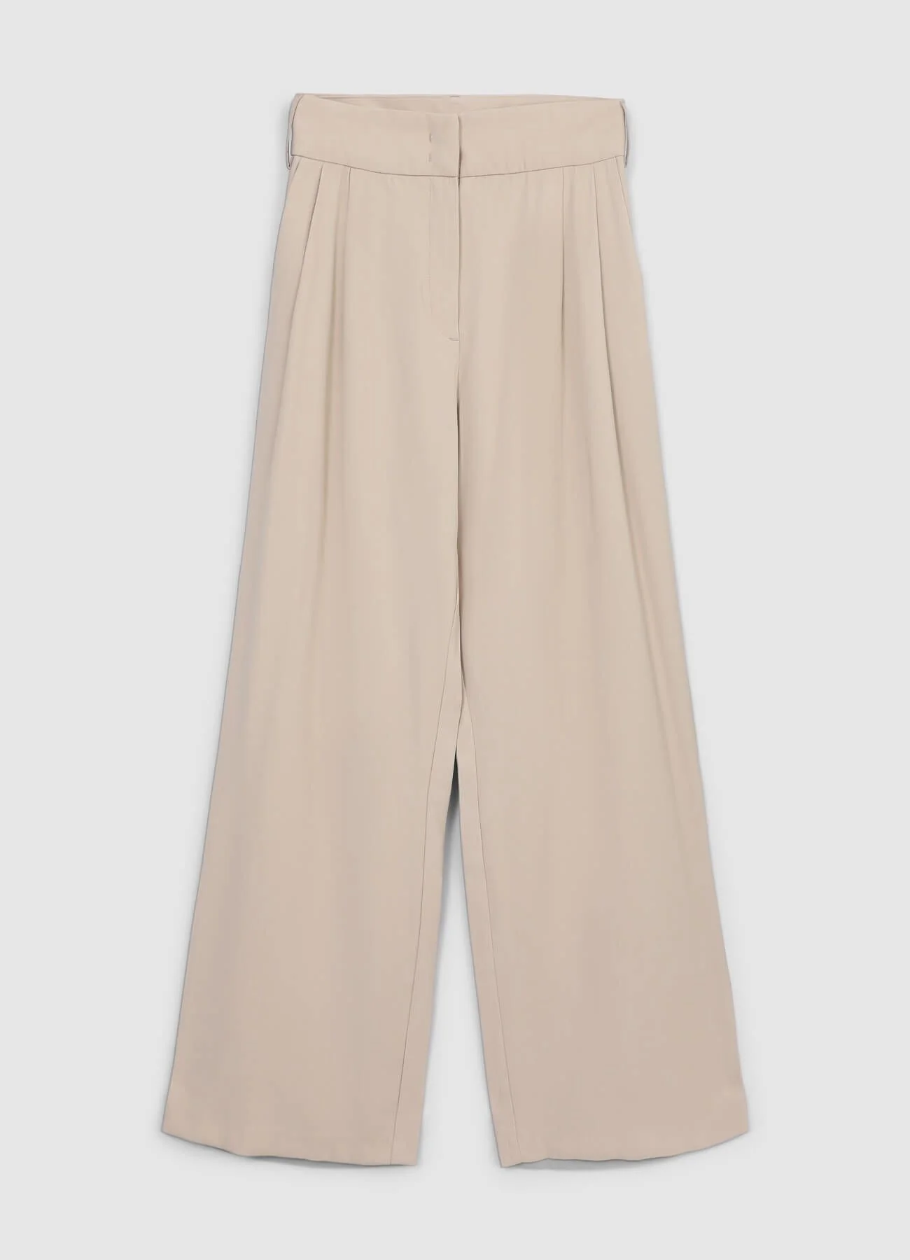 Pantaloni a palazzo tinta unita - Image 4
