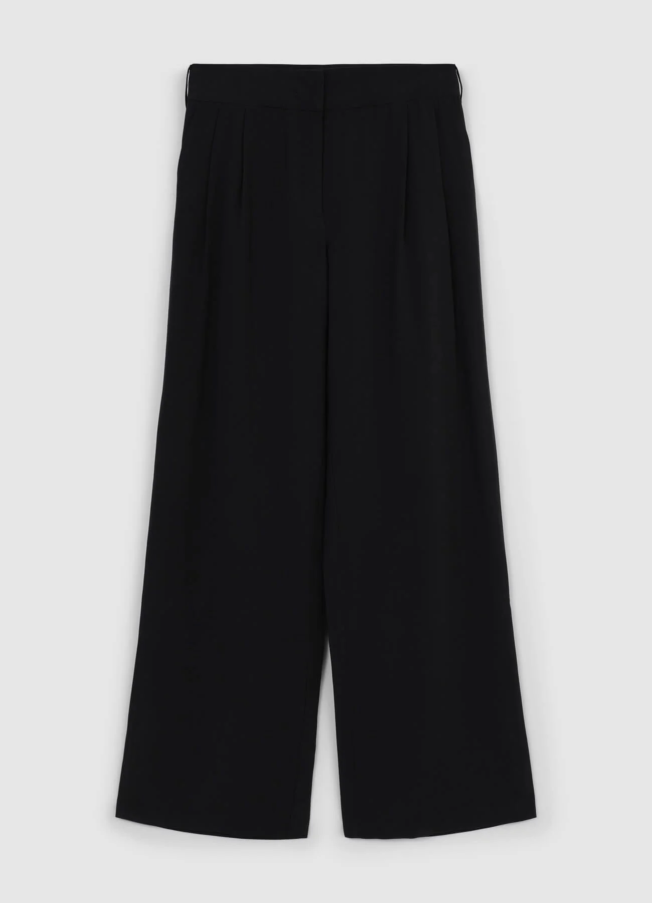Pantaloni a palazzo tinta unita - Image 4