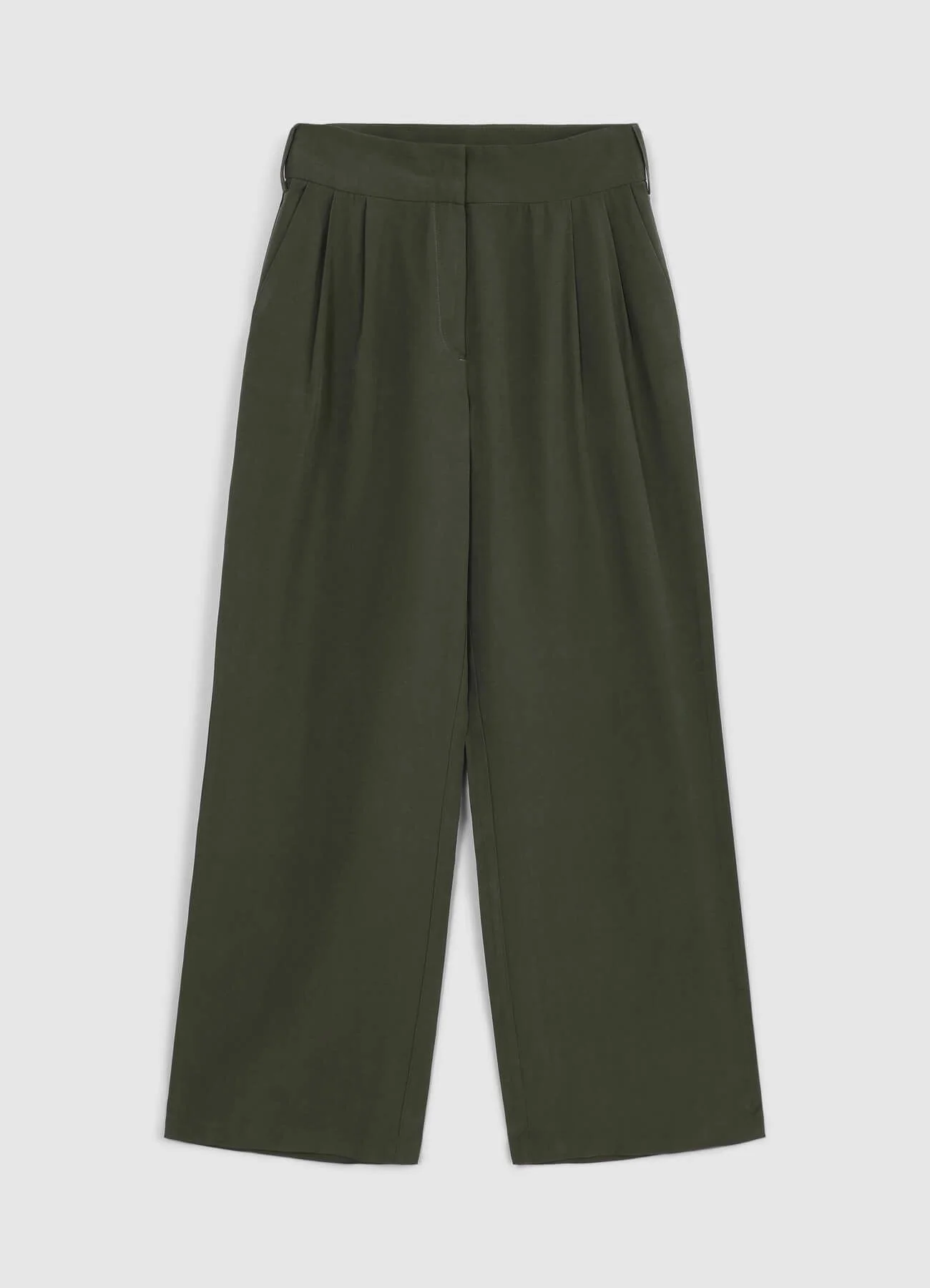 Pantaloni a palazzo tinta unita - Image 5