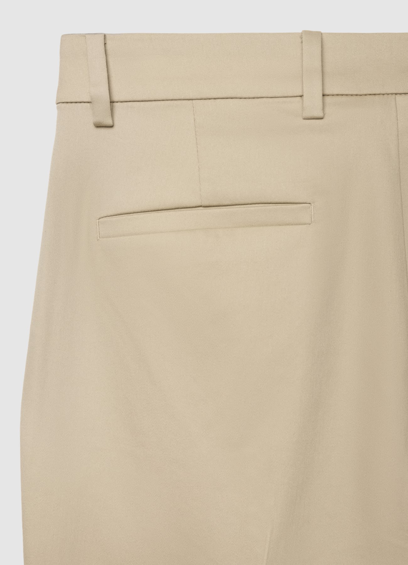 Pantaloni a sigaretta in rasatello di cotone - Image 4