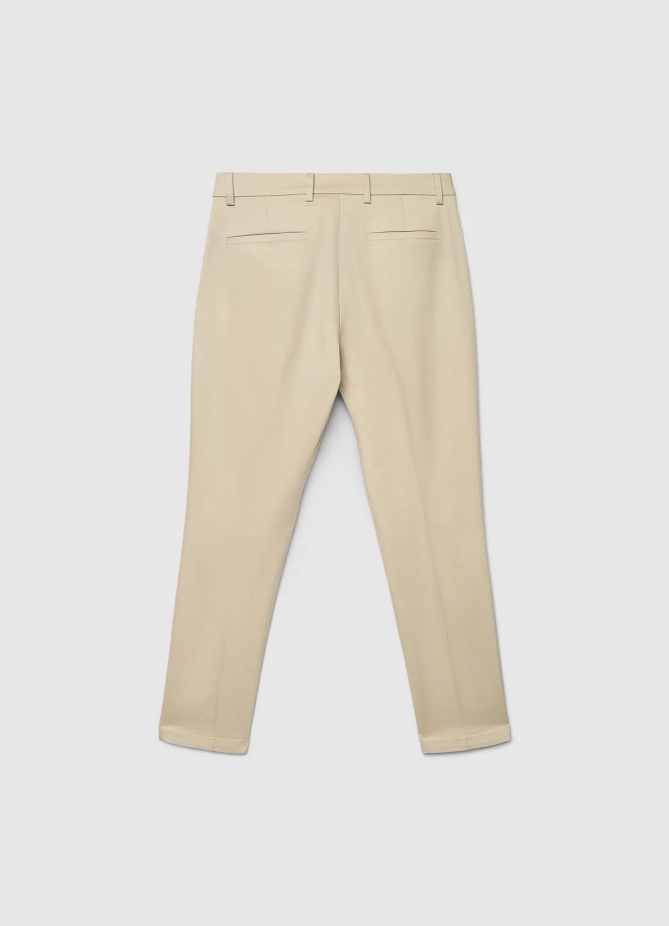 Pantaloni a sigaretta in rasatello di cotone - Image 6