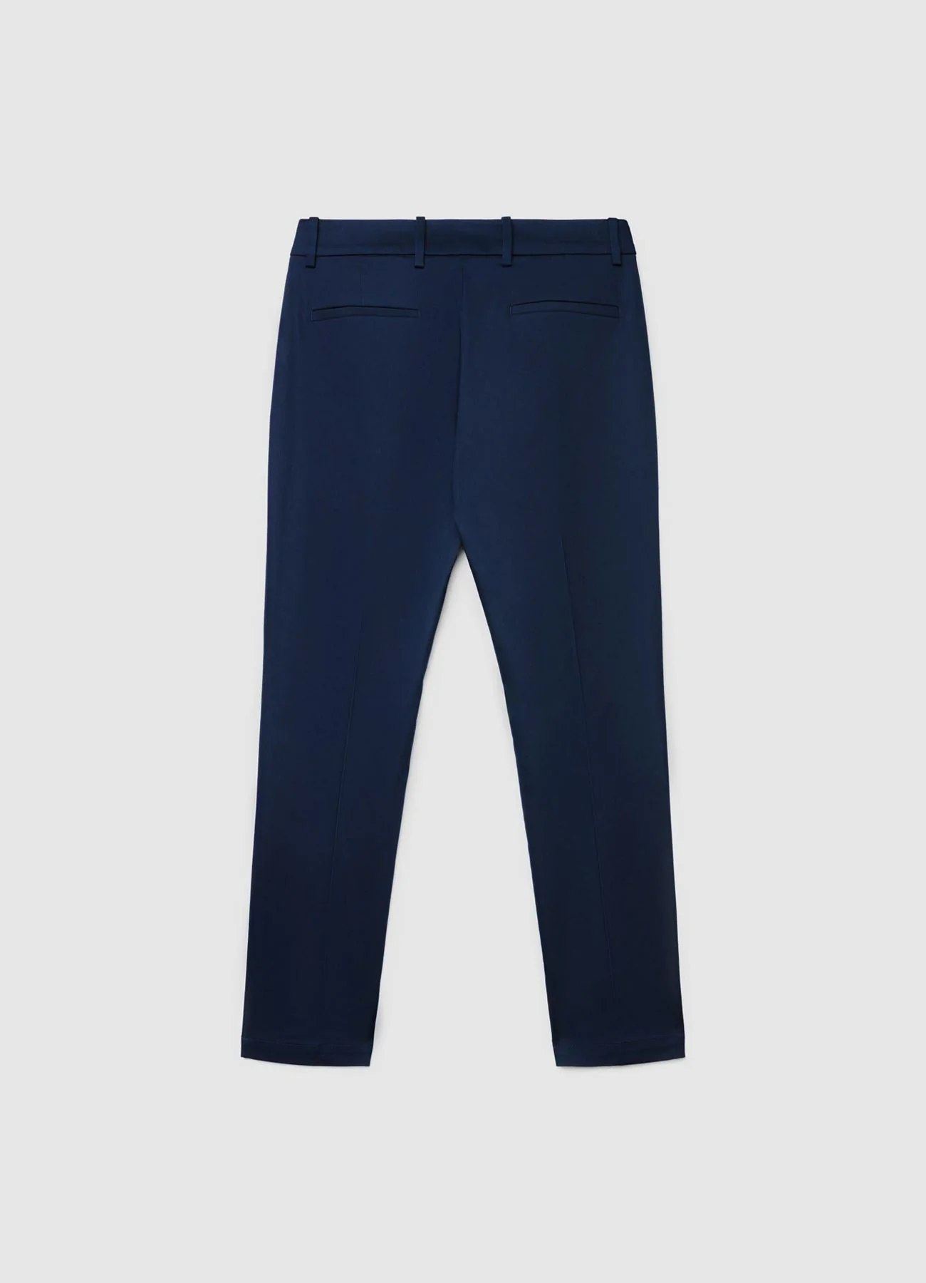 Pantaloni a sigaretta in rasatello di cotone - Image 6