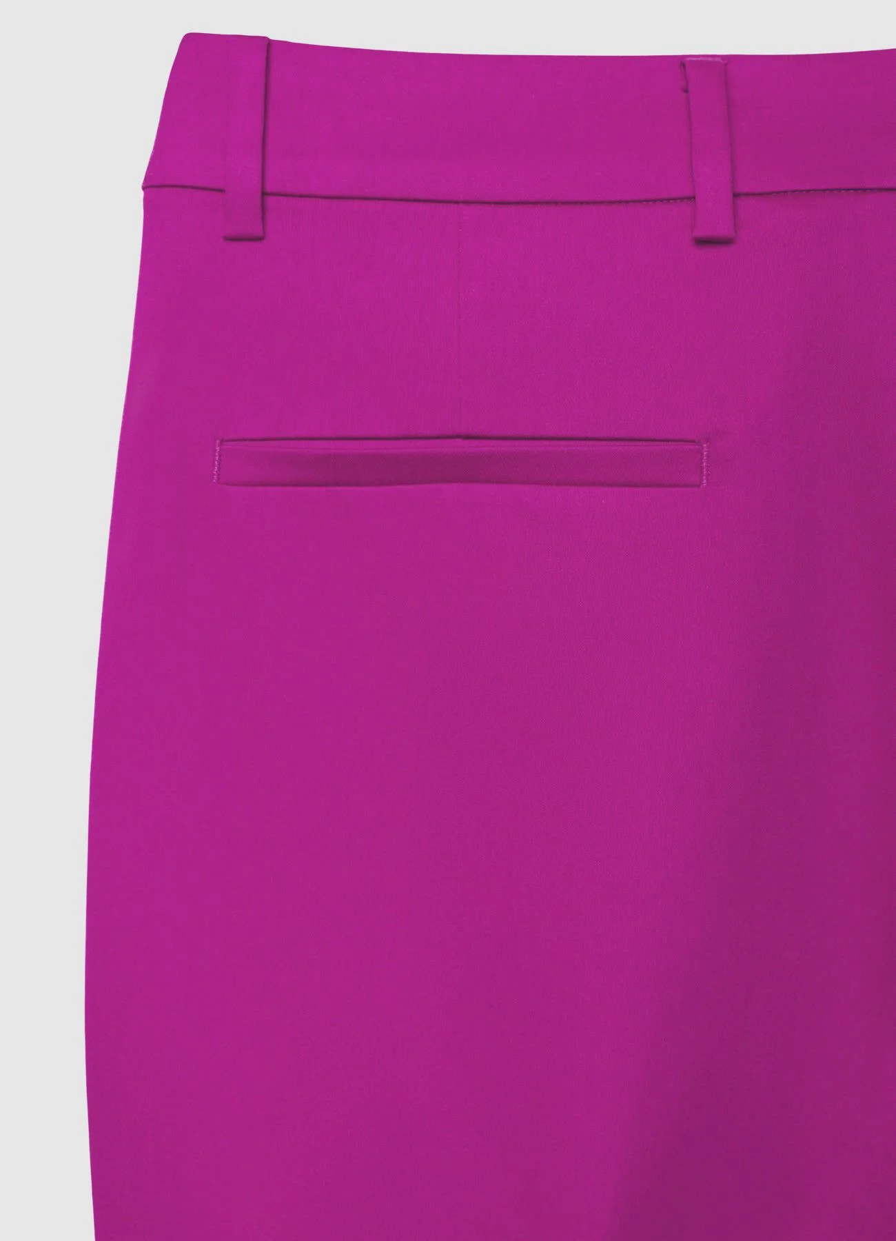 Pantaloni a sigaretta in rasatello di cotone - Image 5