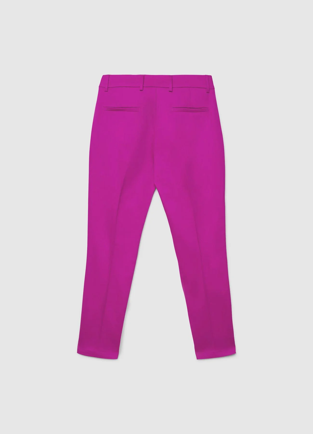 Pantaloni a sigaretta in rasatello di cotone - Image 6