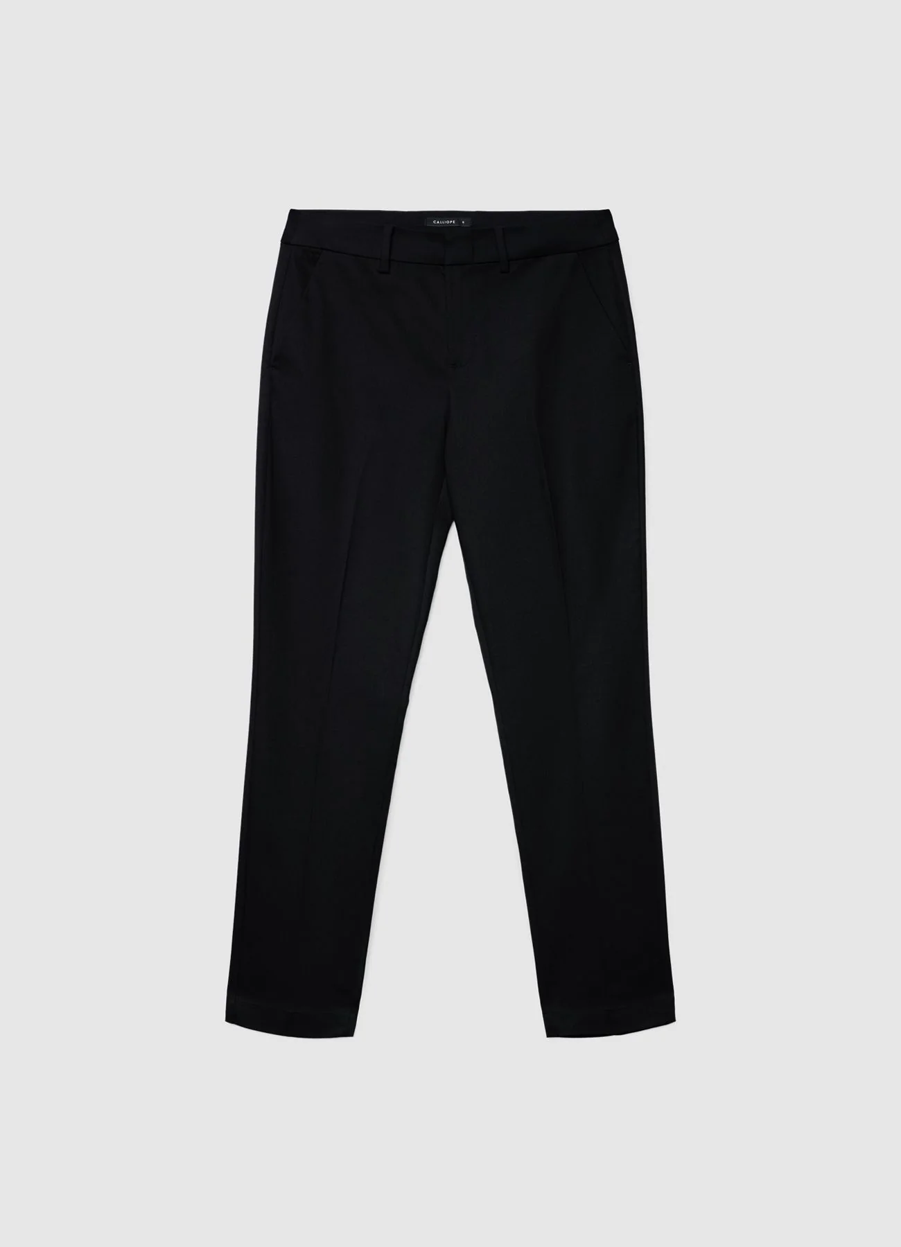 Pantaloni a sigaretta in rasatello di cotone - Image 4