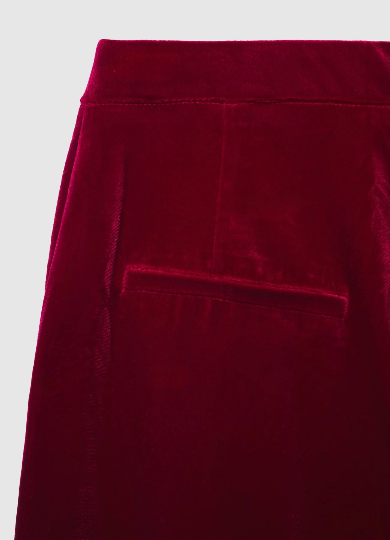 Pantaloni a zampa in ciniglia - Image 6