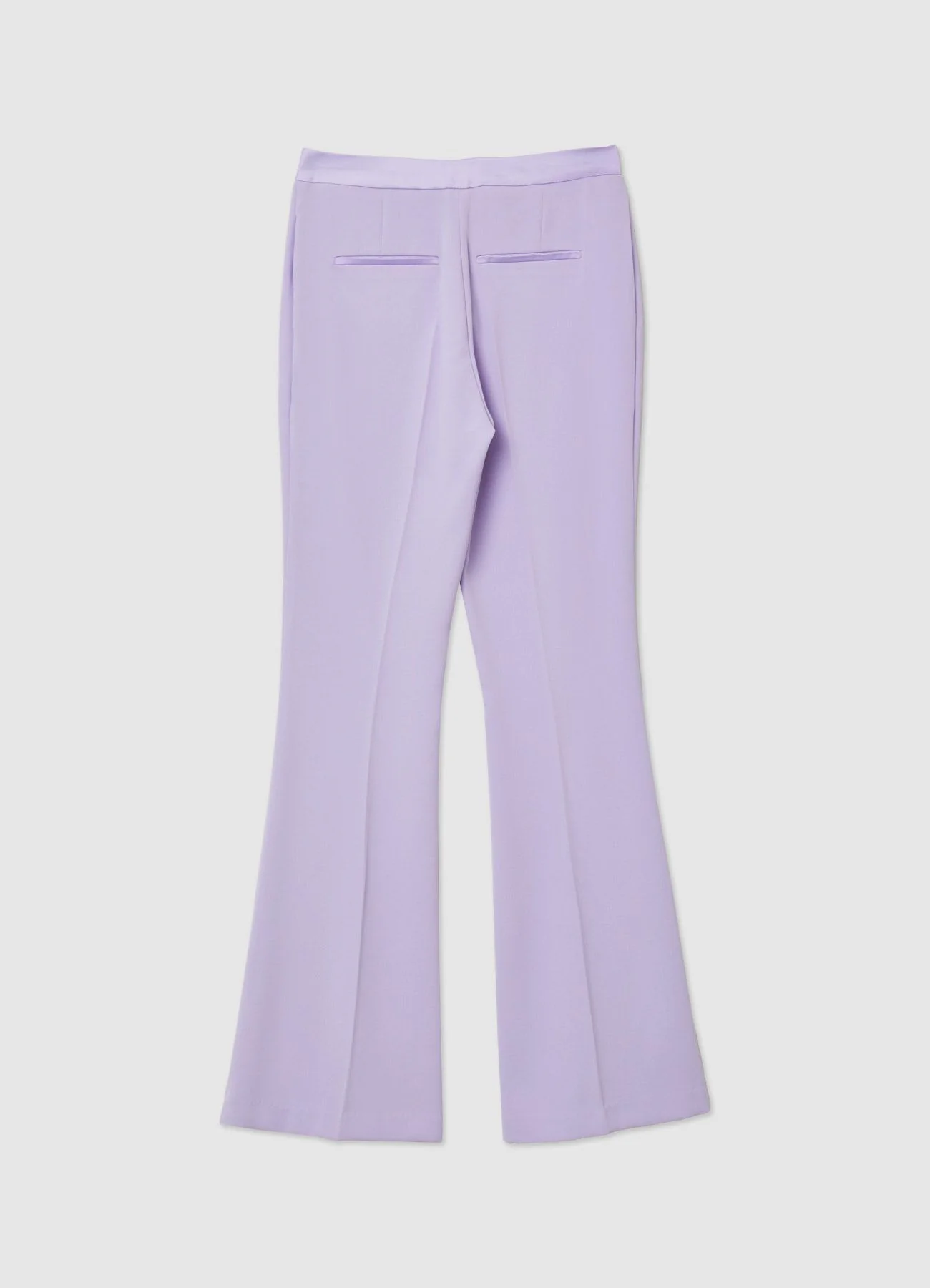 Pantaloni a zampa tessuto crepe - Image 5