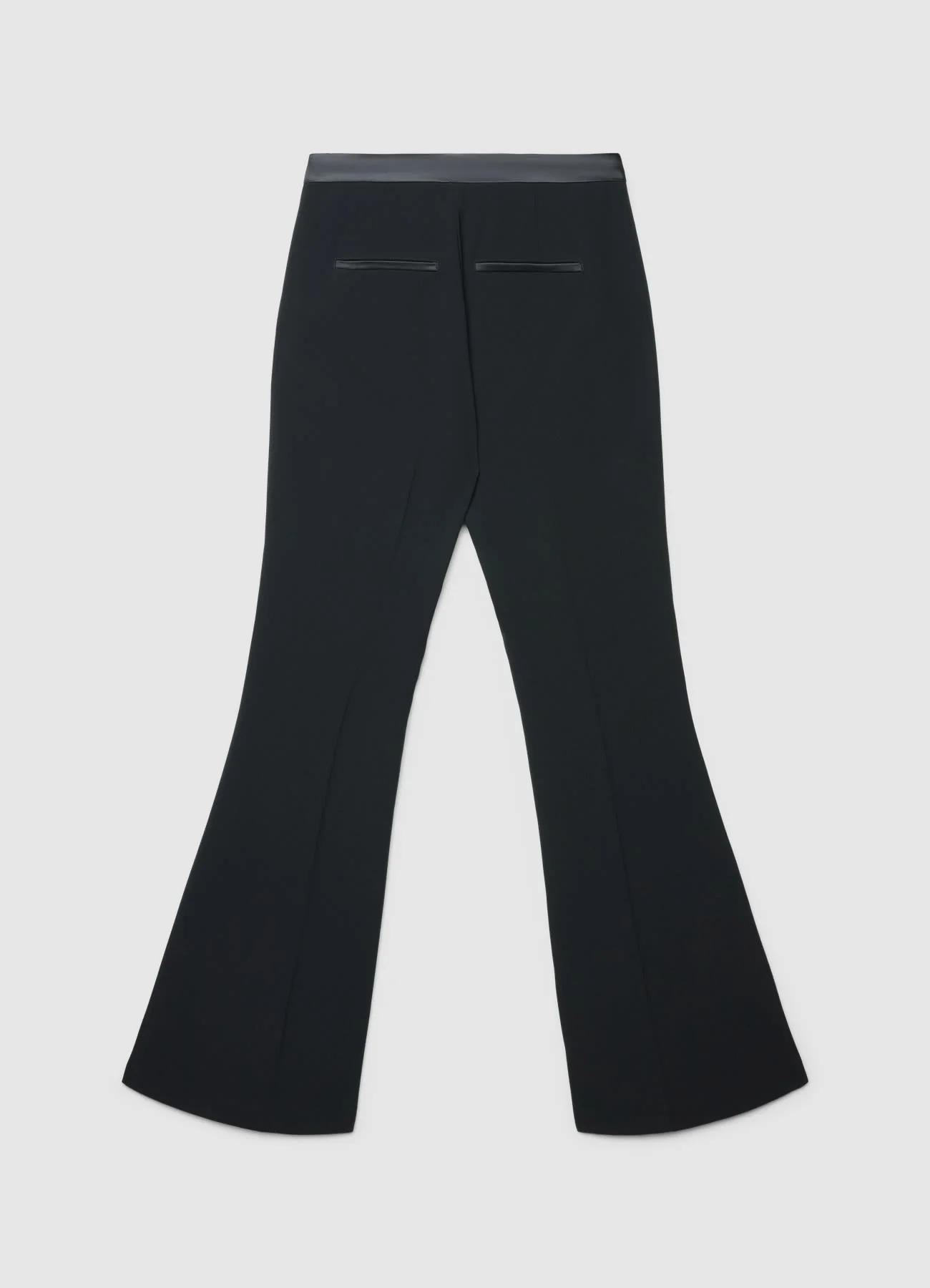 Pantaloni a zampa tessuto crepe - Image 5