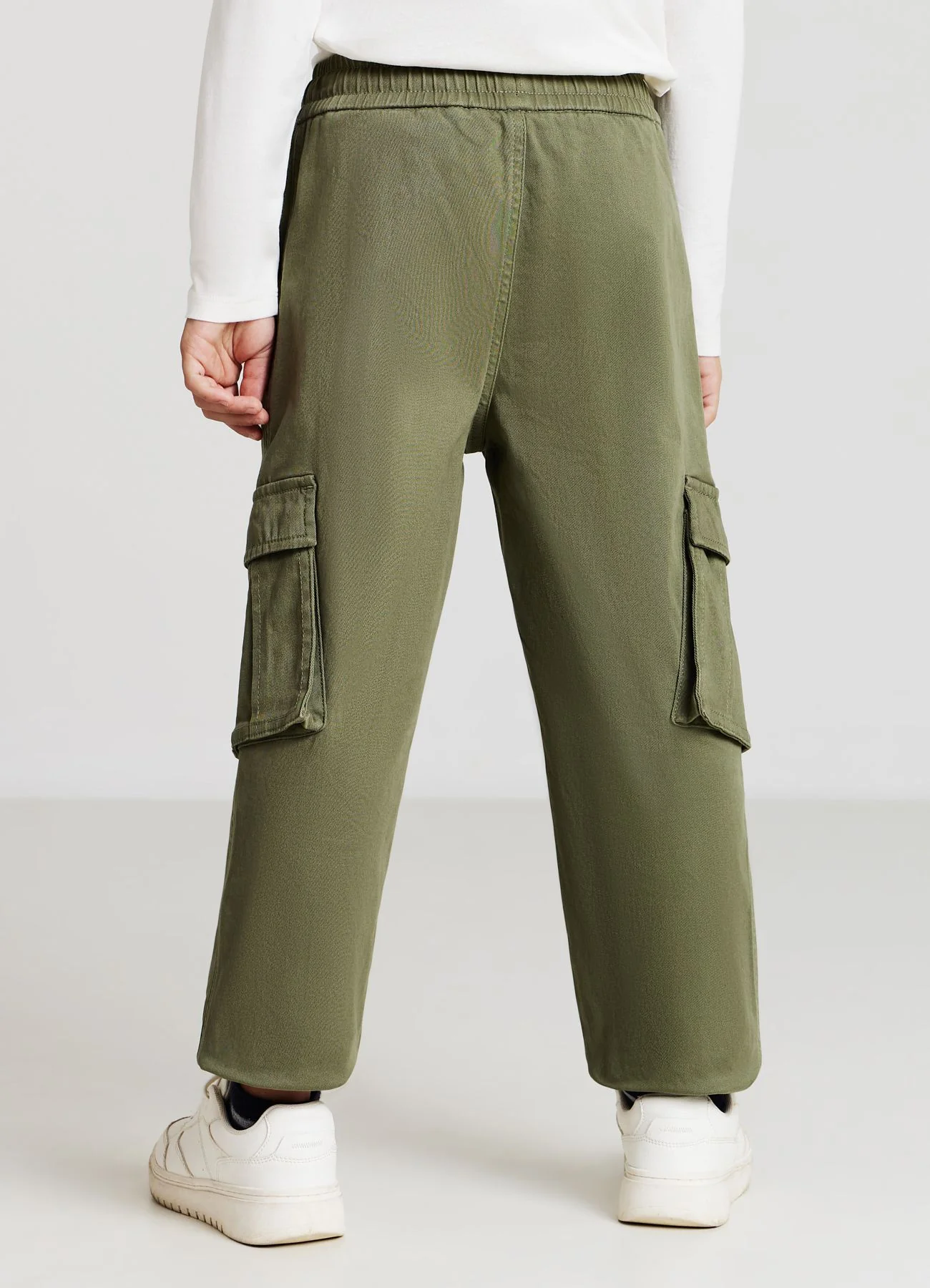 Pantaloni cargo in cotone