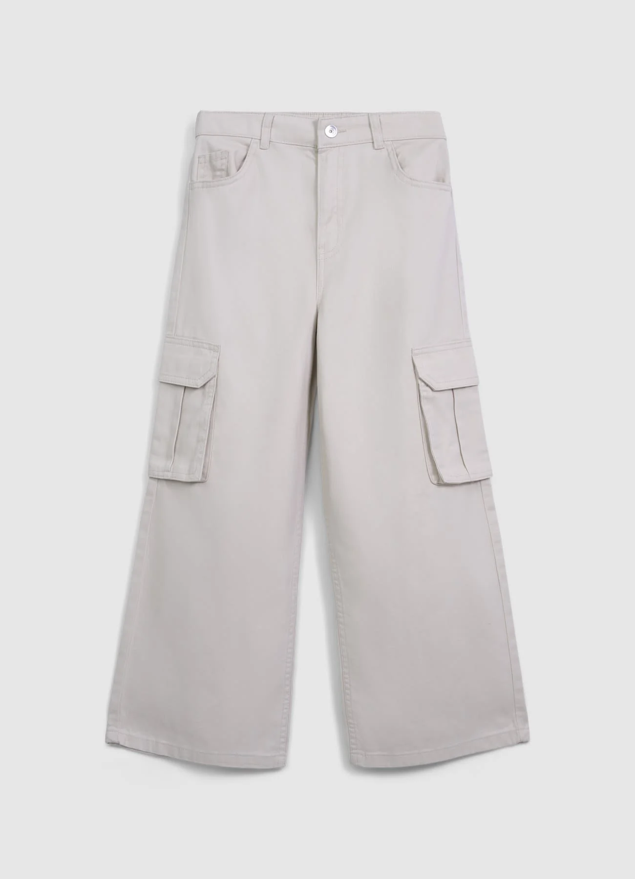 Pantaloni cargo wide leg - Image 4
