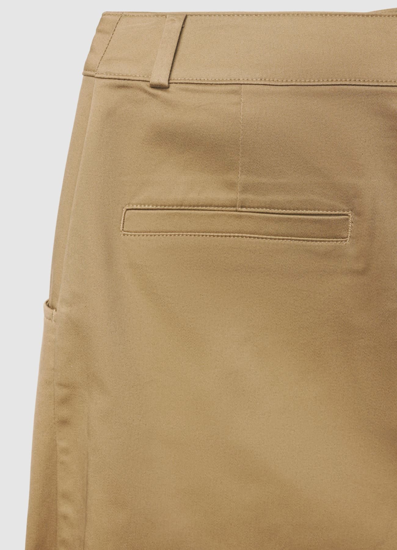 Pantaloni carrot in cotone rasatello - Image 5