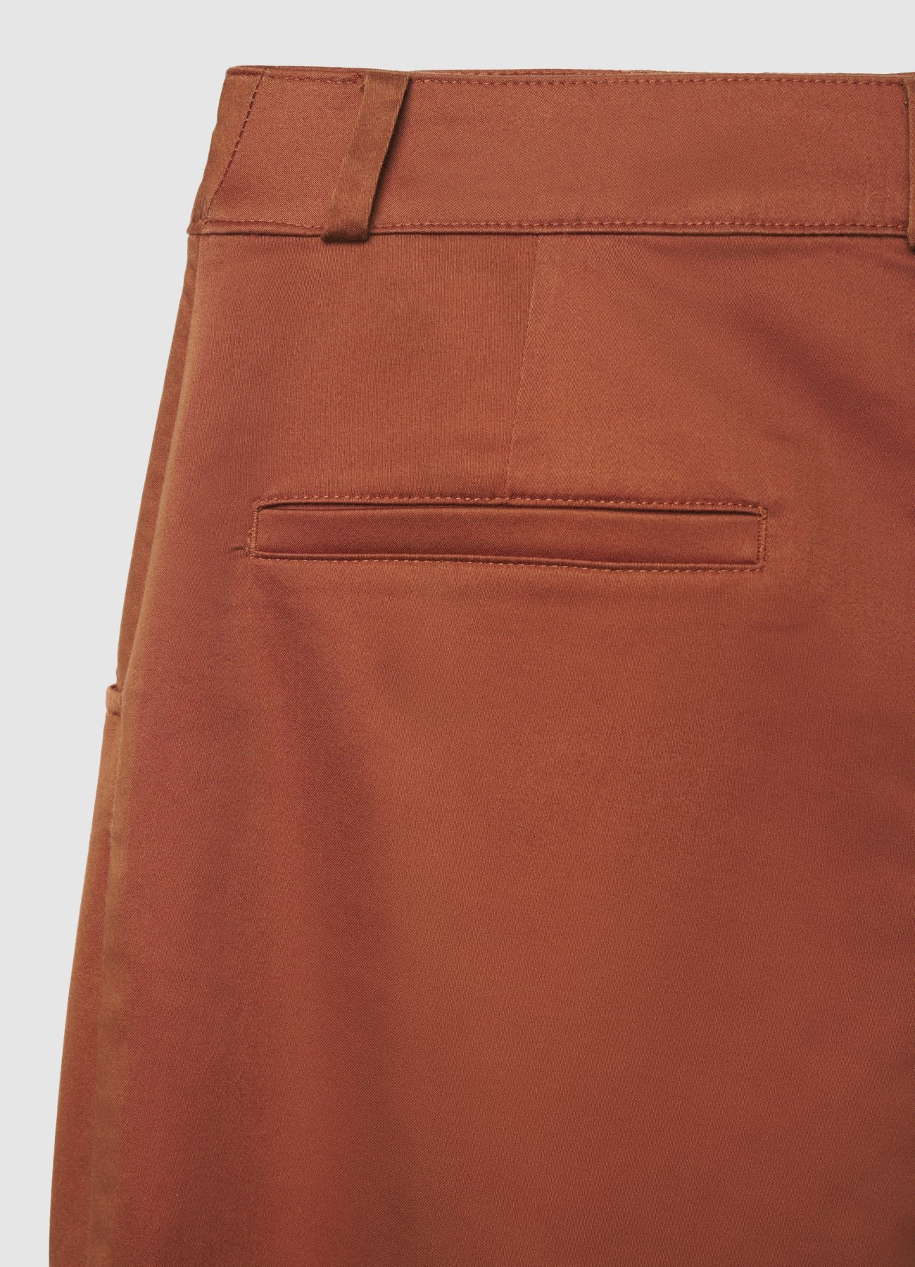 Pantaloni carrot in cotone rasatello - Image 4