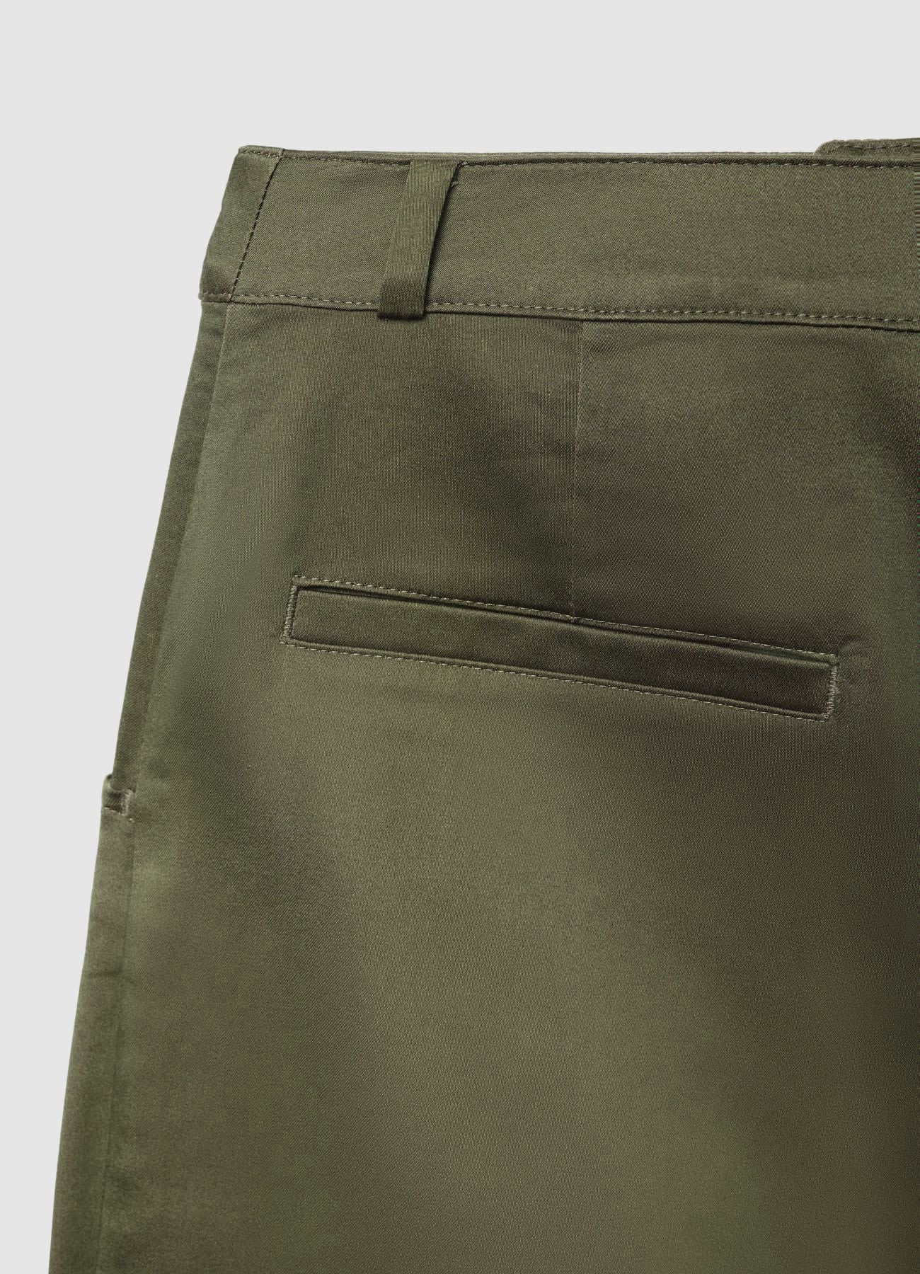 Pantaloni carrot in cotone rasatello - Image 6