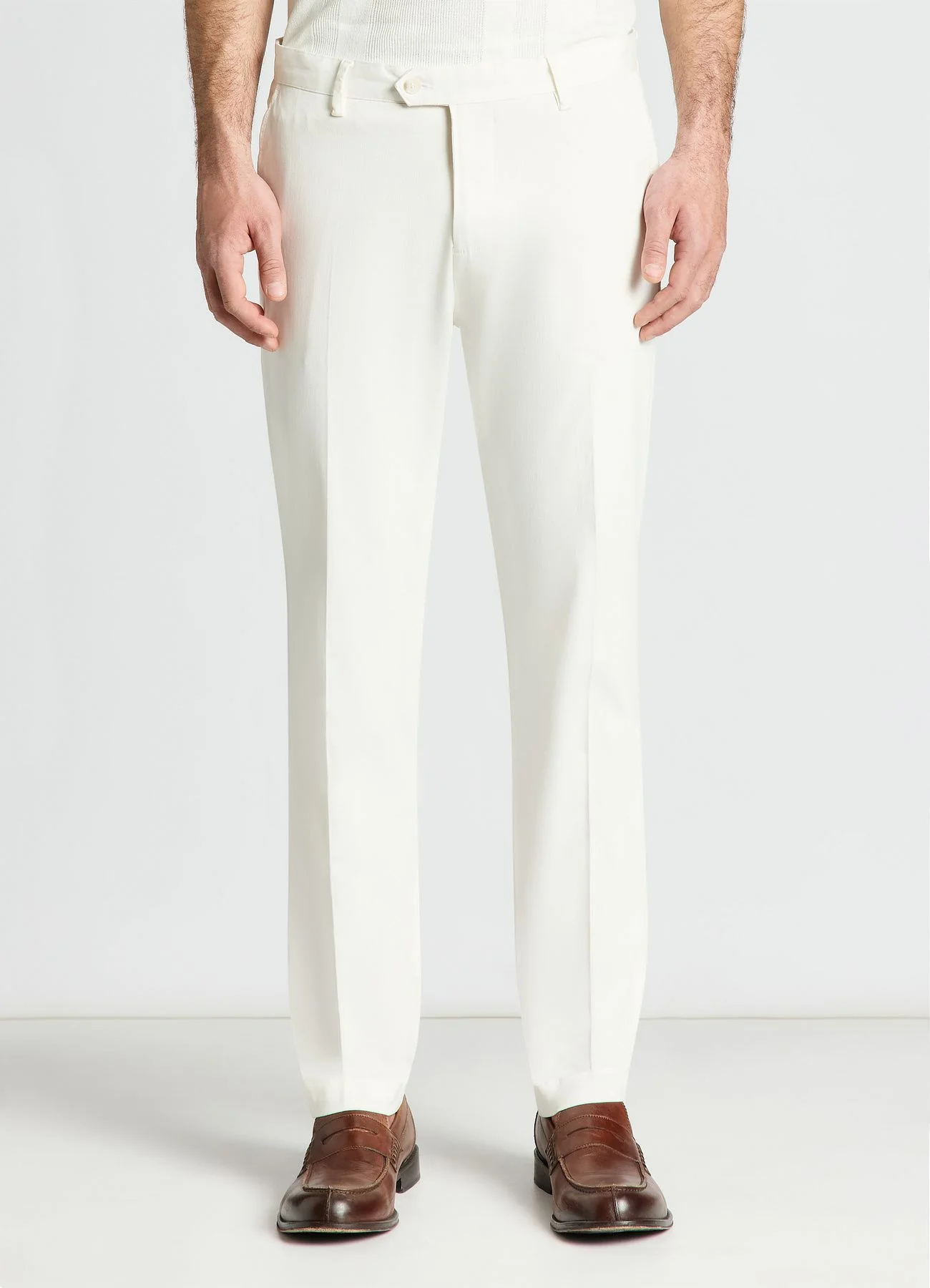 Pantaloni chino a tinta unita - Image 3