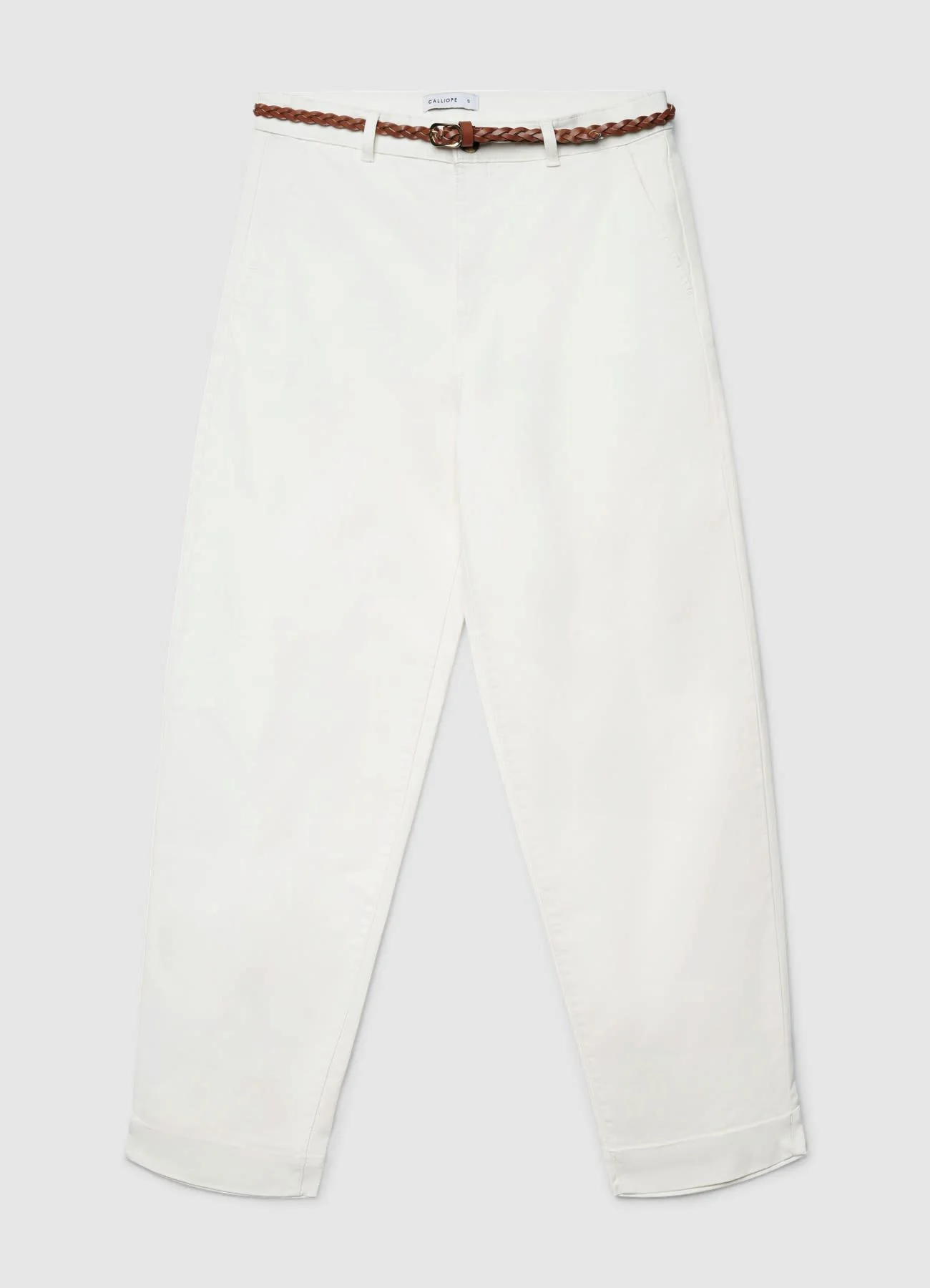 Pantaloni chino con cintura intrecciata - Image 4