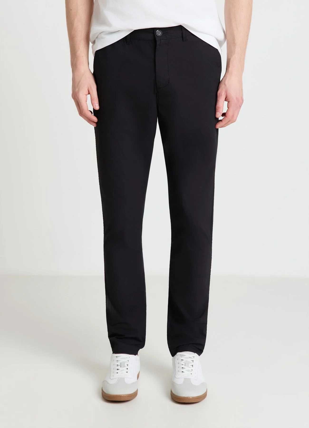 Pantaloni chino con elastico in vita - Image 2