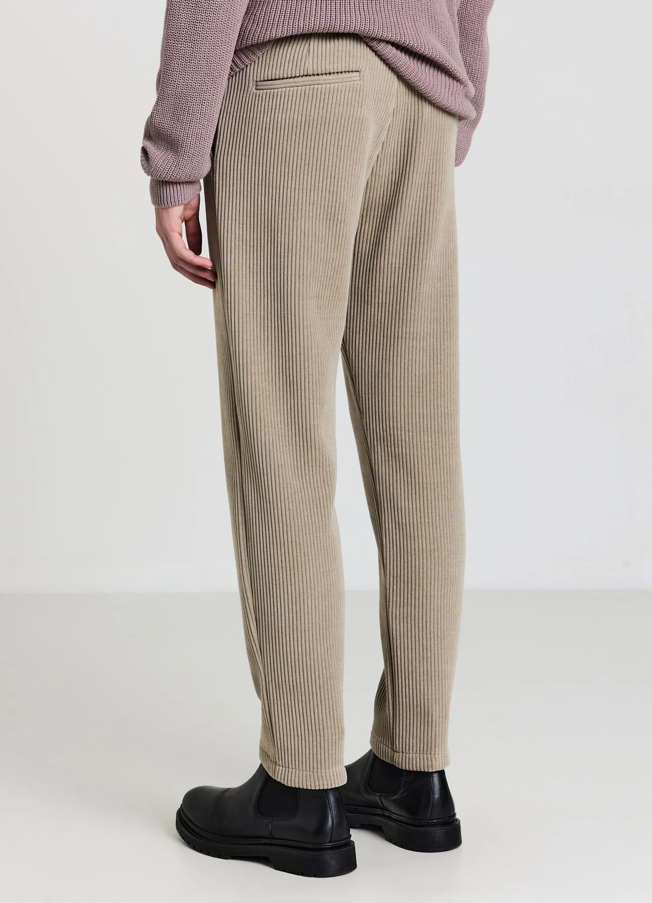 Pantaloni chino effetto velluto a coste - Image 3
