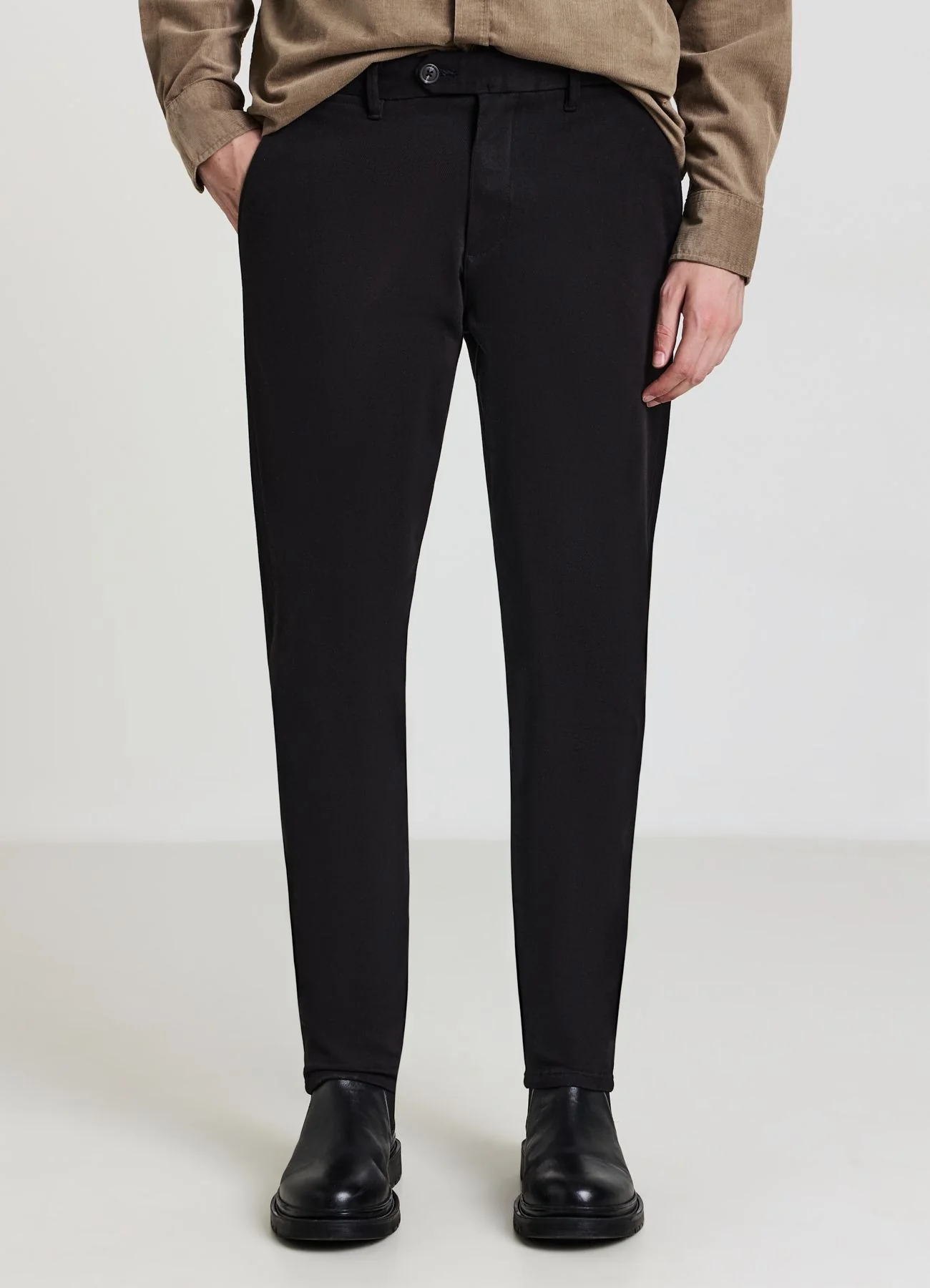 Pantaloni chino in fustagno